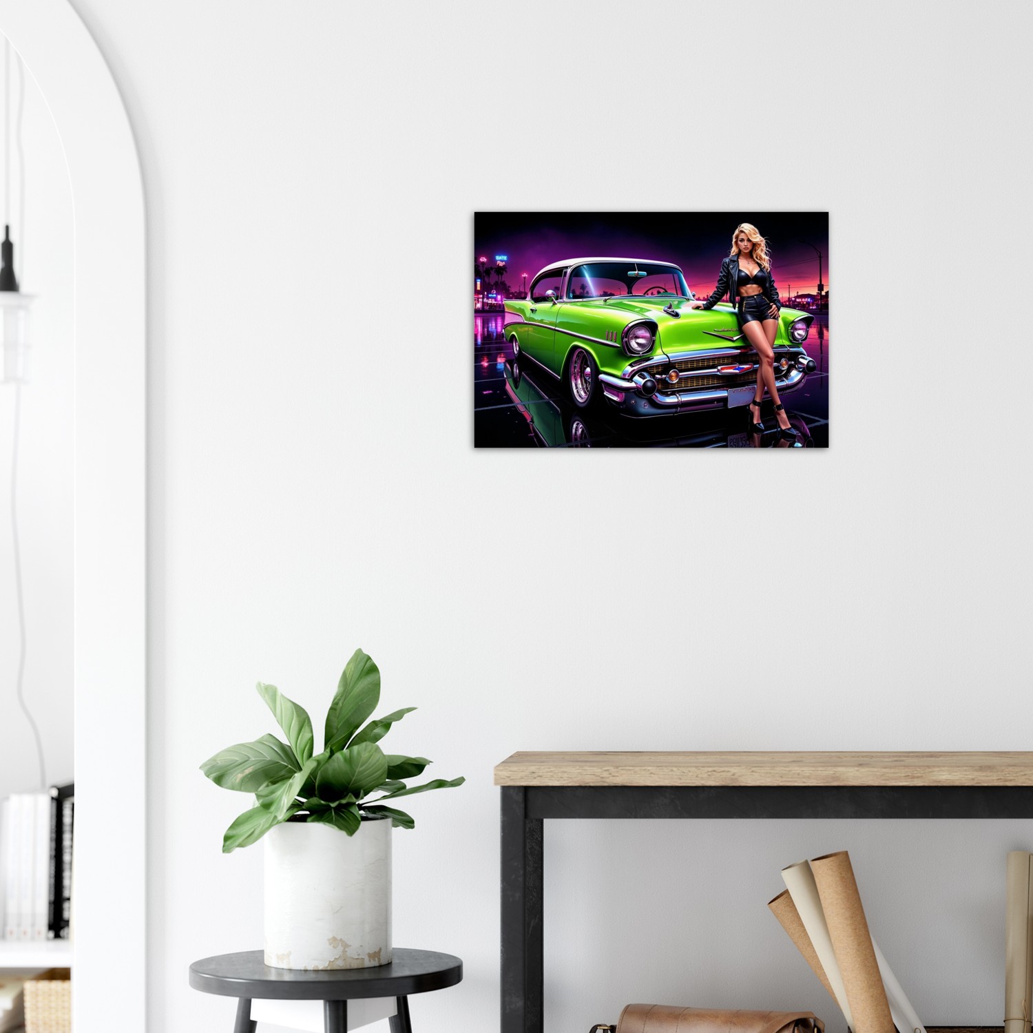 Midnight on Metal Series 57 Chevy