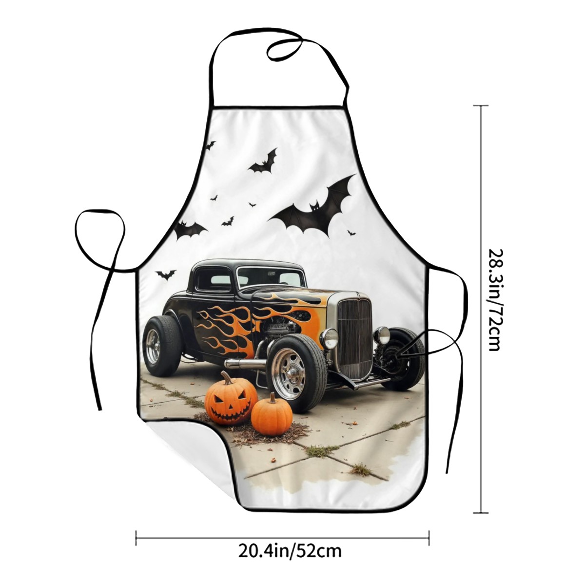Halloween Hot Rod Apron