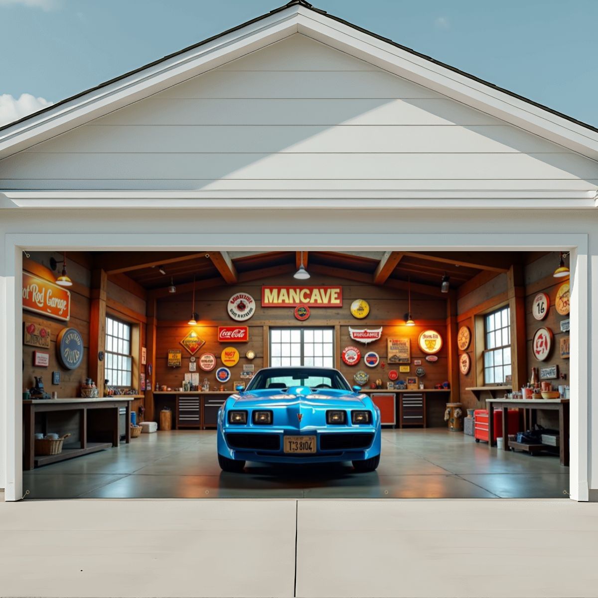 79 Pontiac Trans Am Garage Door Banner