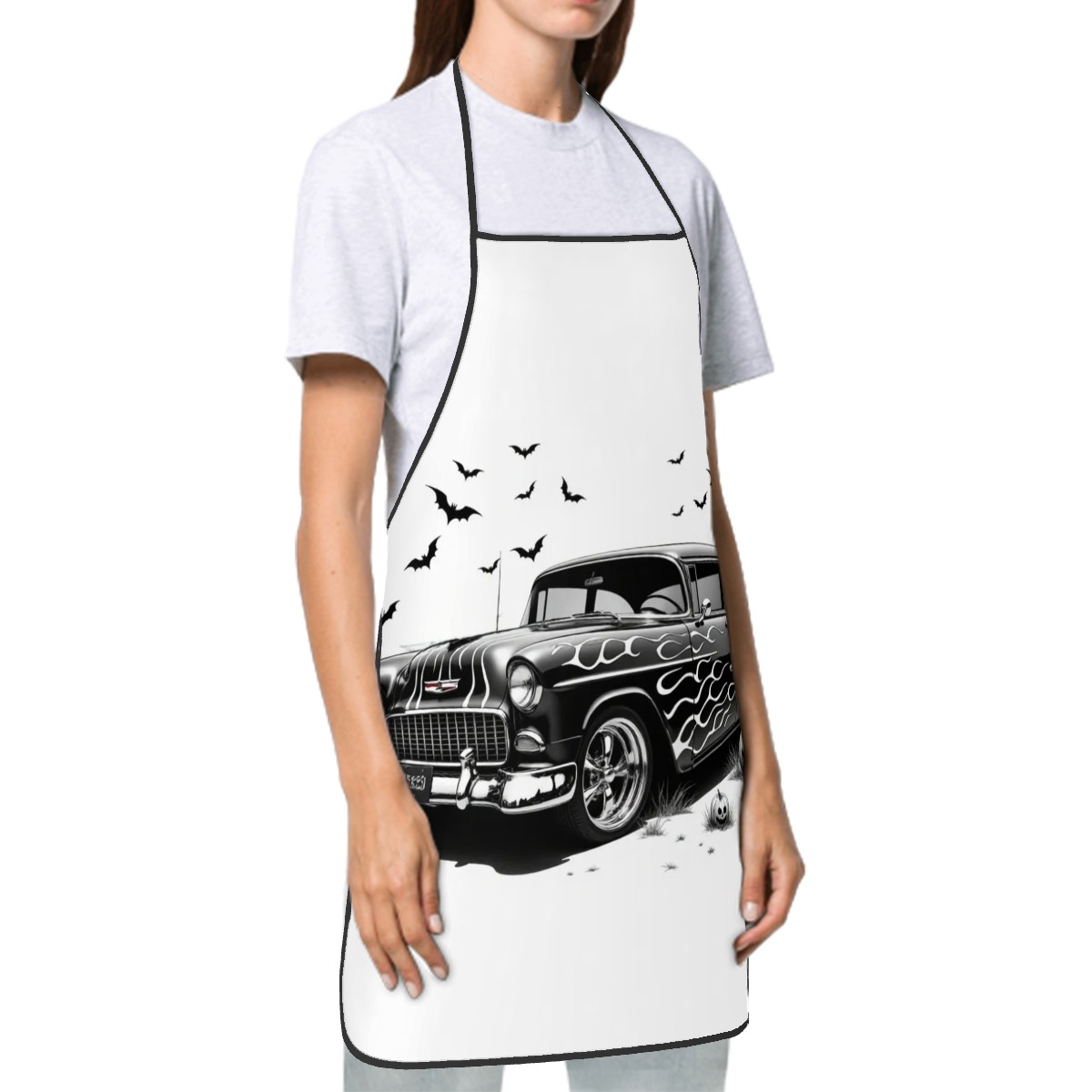Halloween 55 Chevy Apron