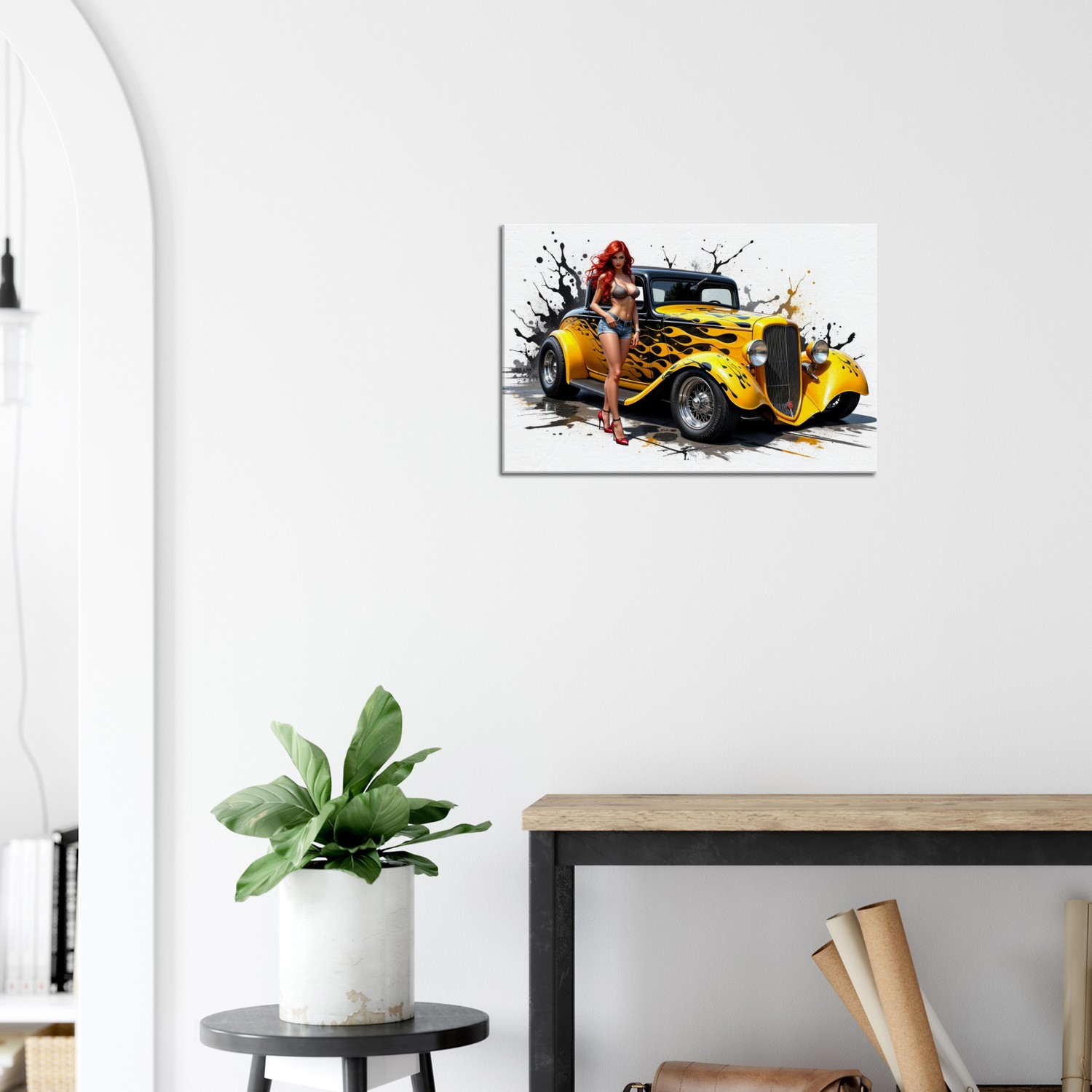 Retro Car Wall Art