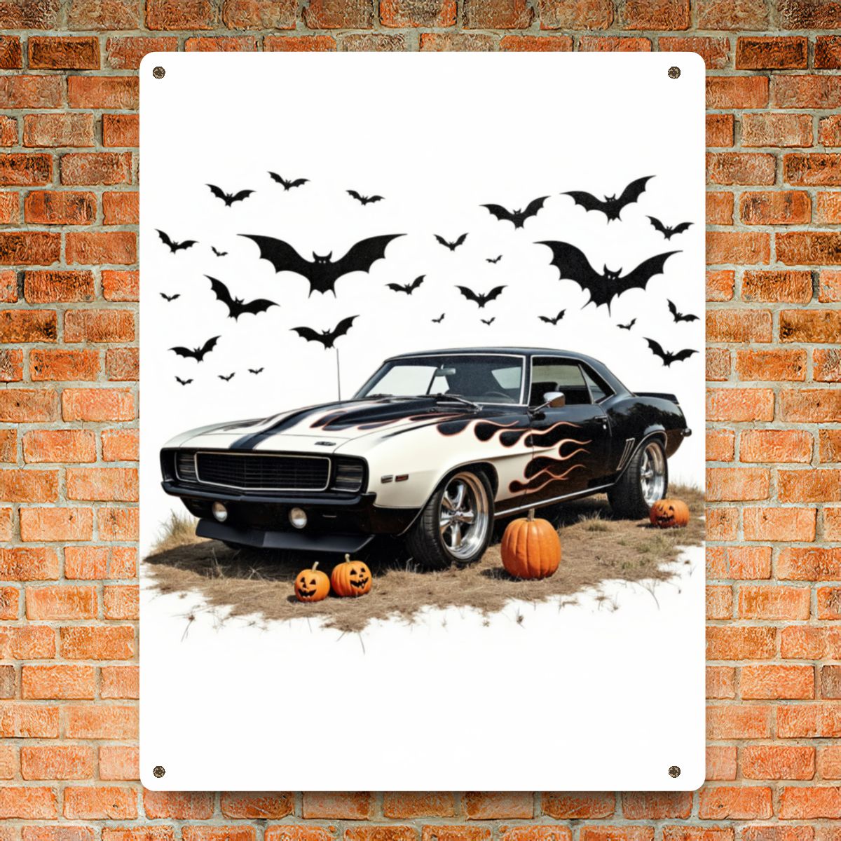 Halloween Camaro Tin Sign (USA)