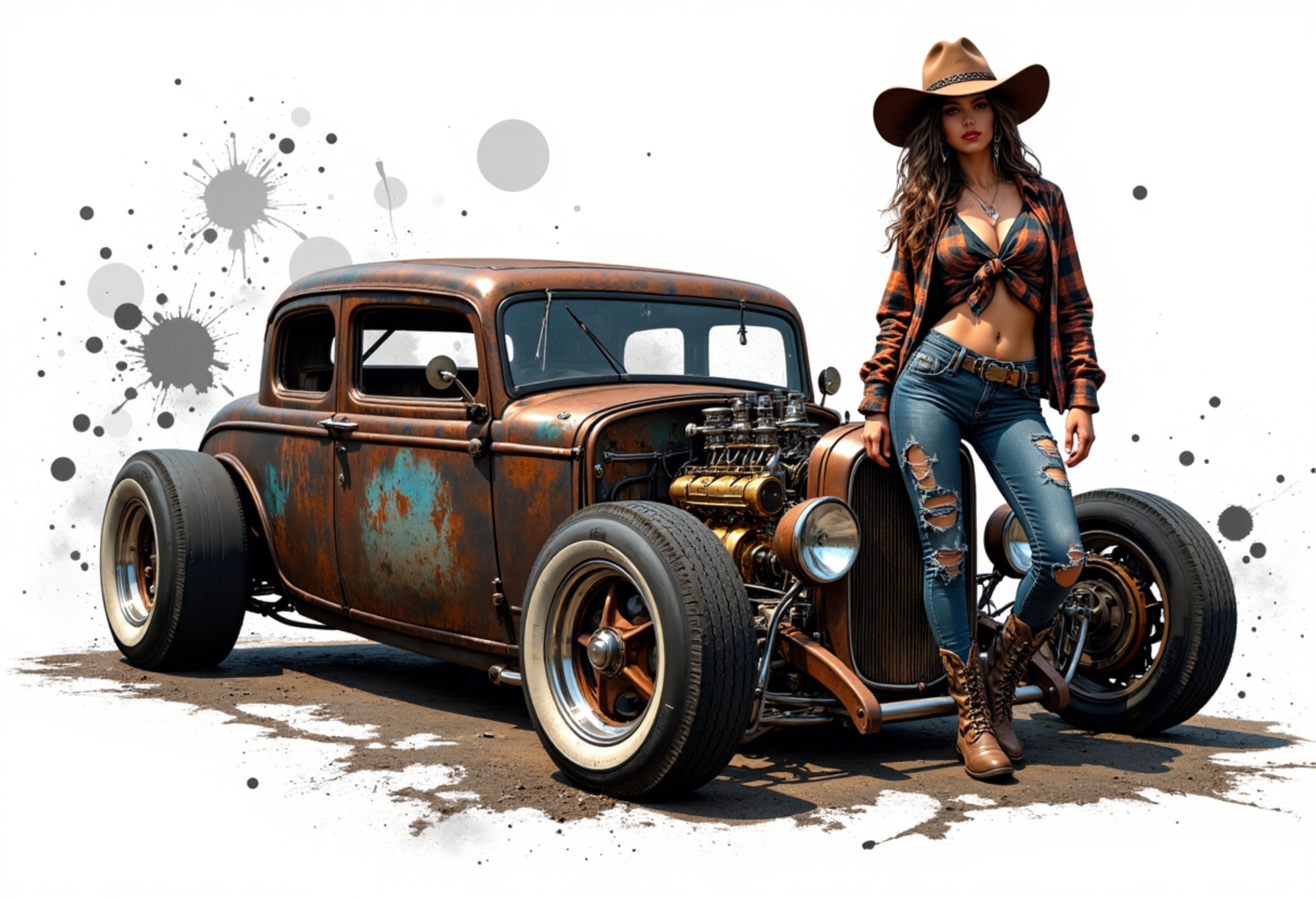 Rat Rod Wall Art
