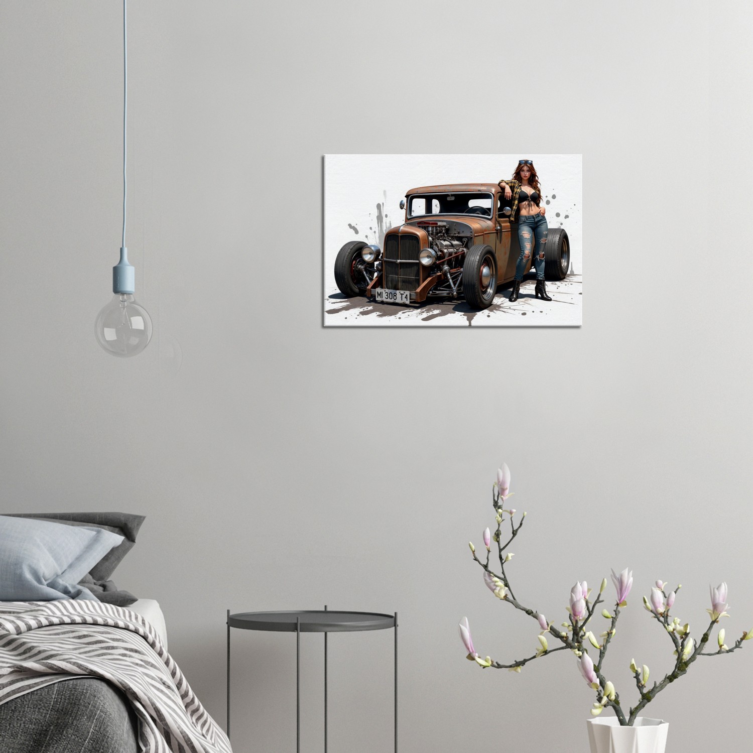 Rat Rod Wall Art