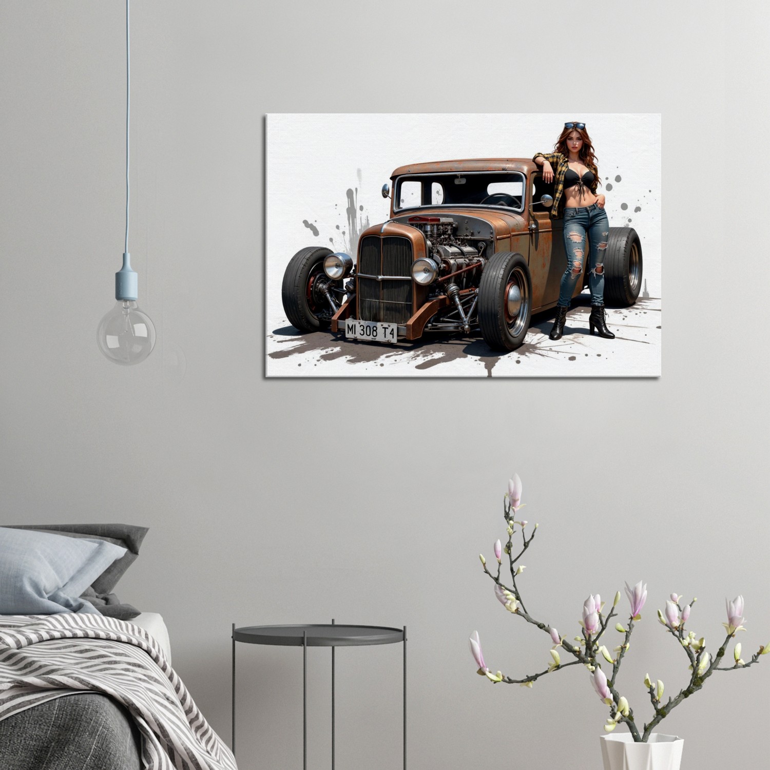 Rat Rod Wall Art