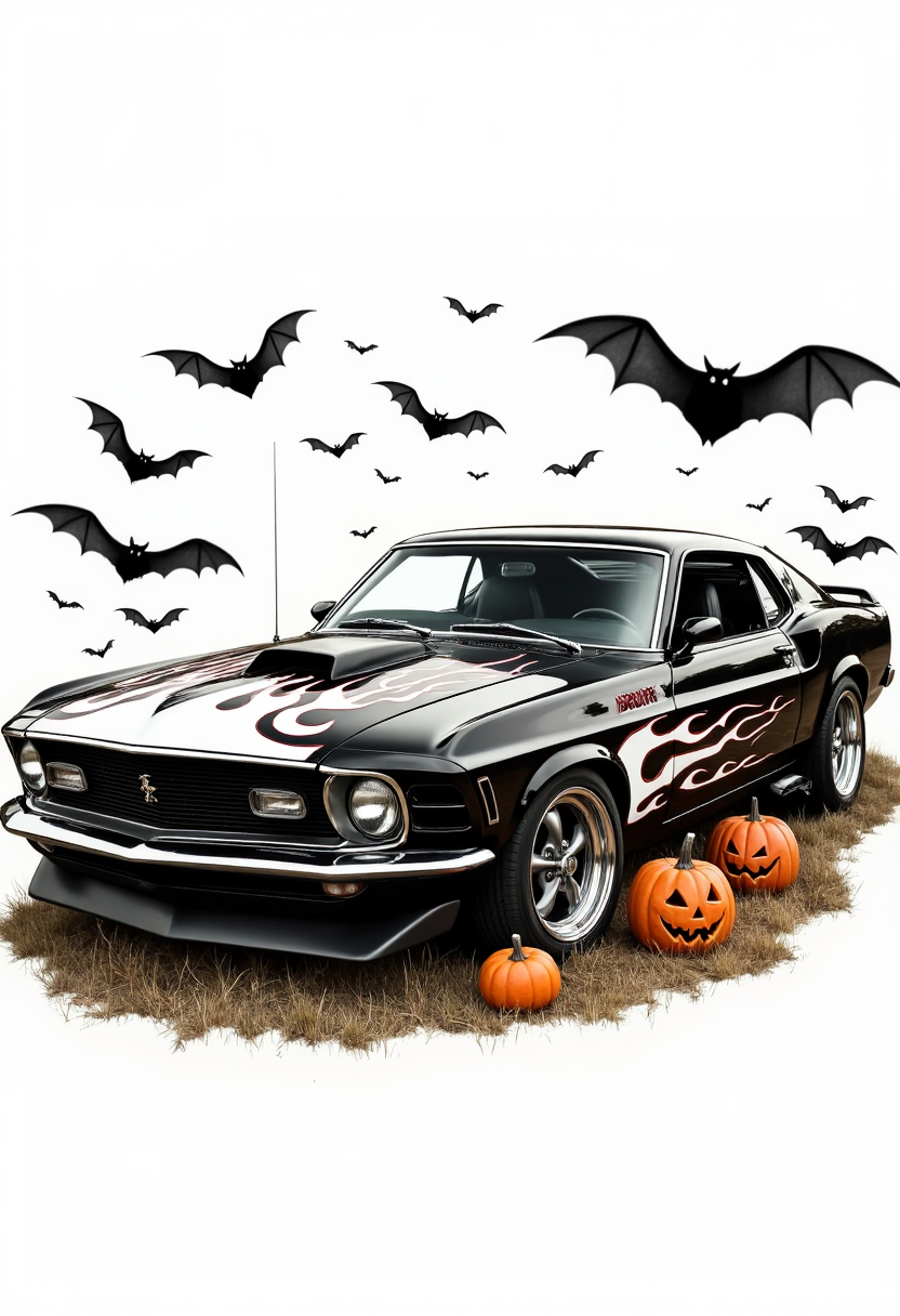 Halloween Mustang Apron