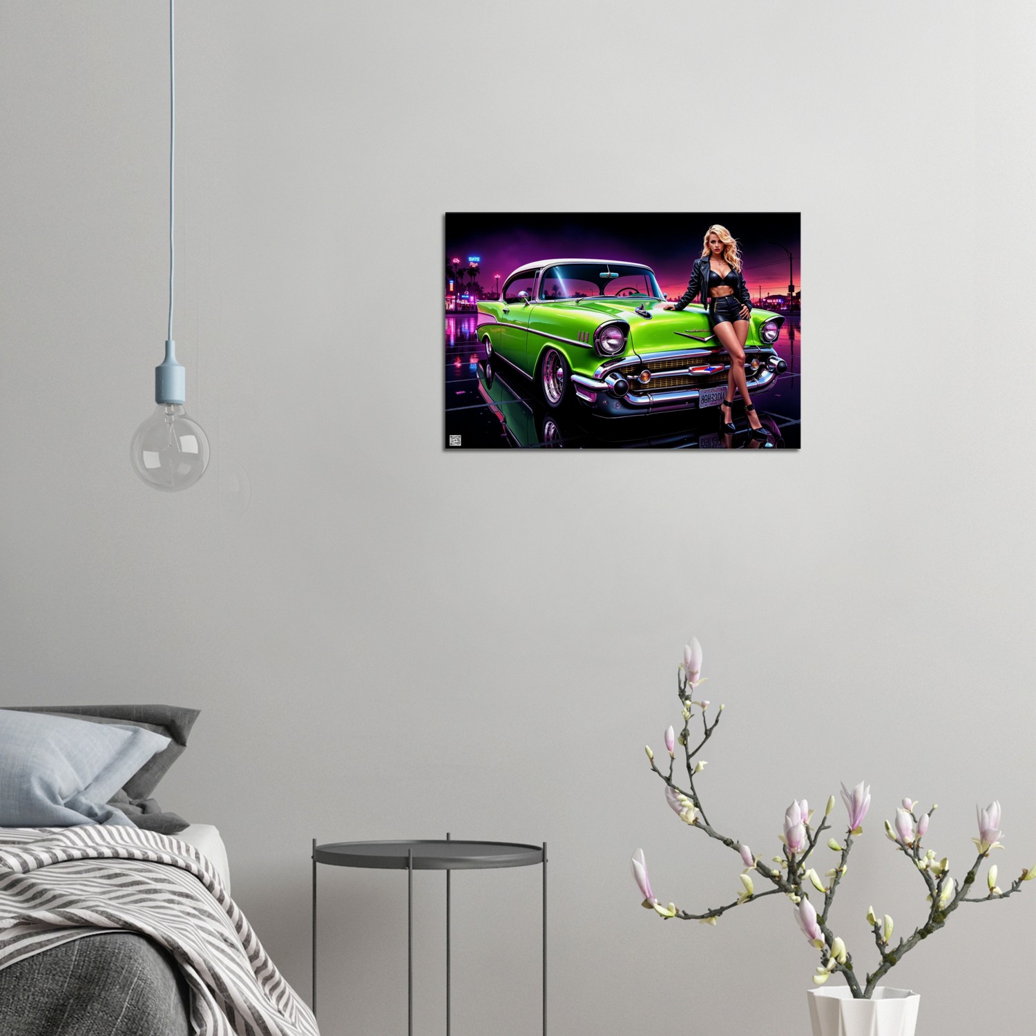"Living Art" 57 Chevy on Canvas