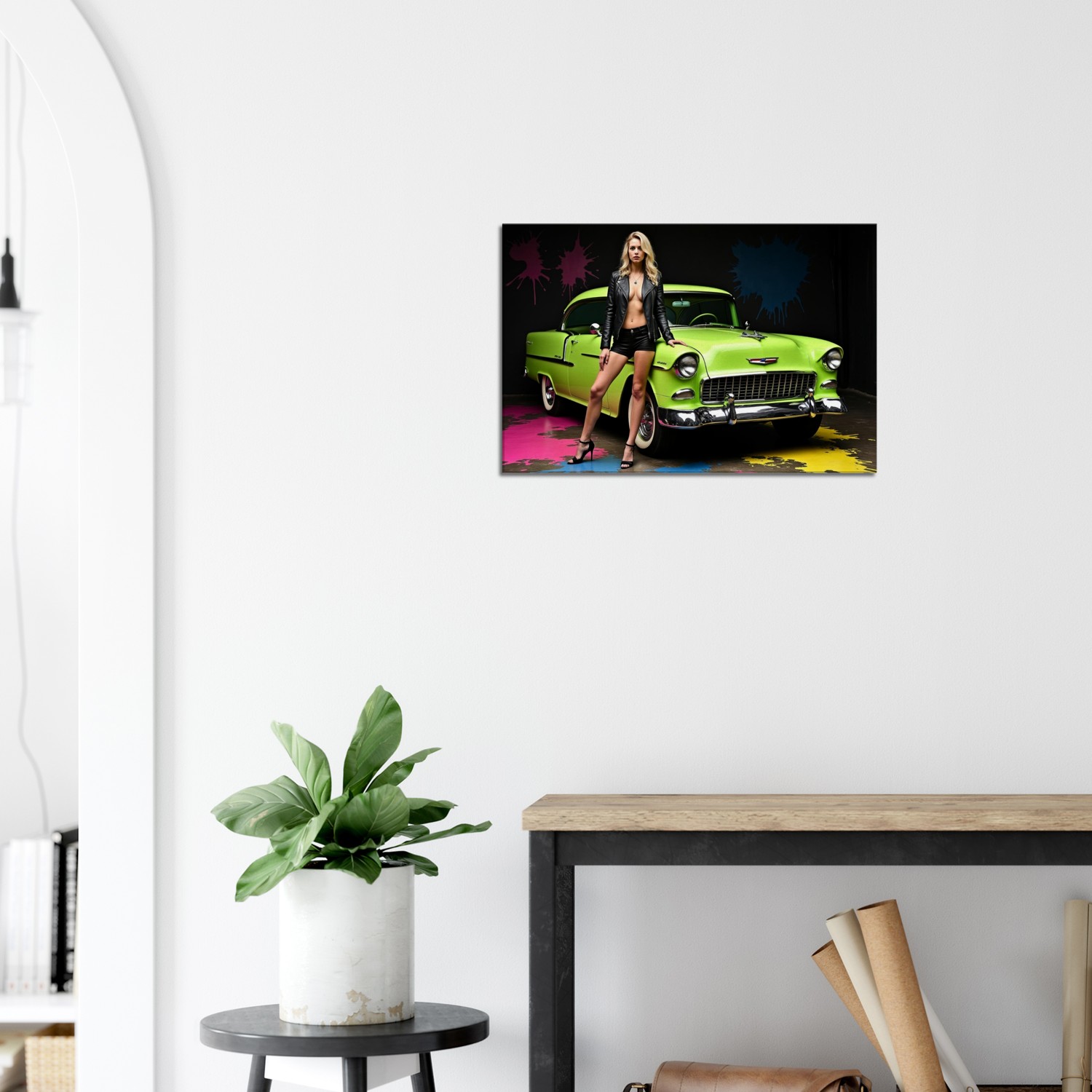 "Living Art" 55 Chevy on Canvas
