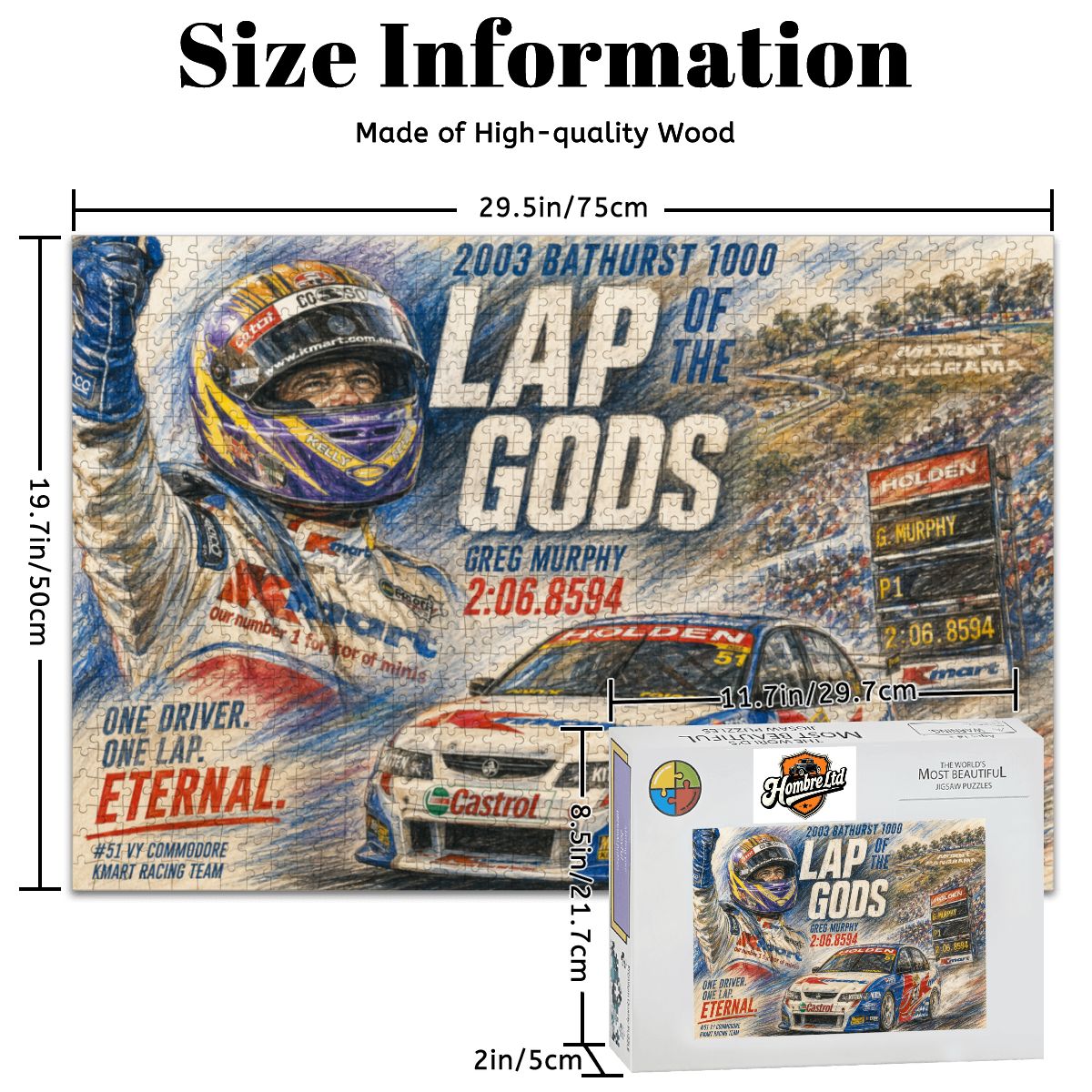 Jigsaw Puzzle 1000 Piece -  Greg Murphy Bathurst Tribute
