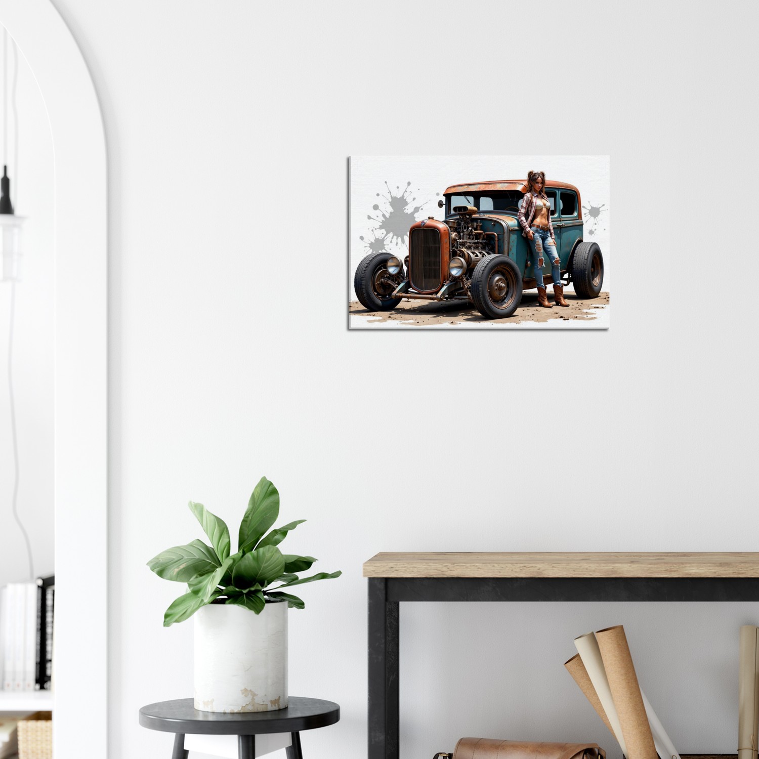 Rat Rod Wall Art