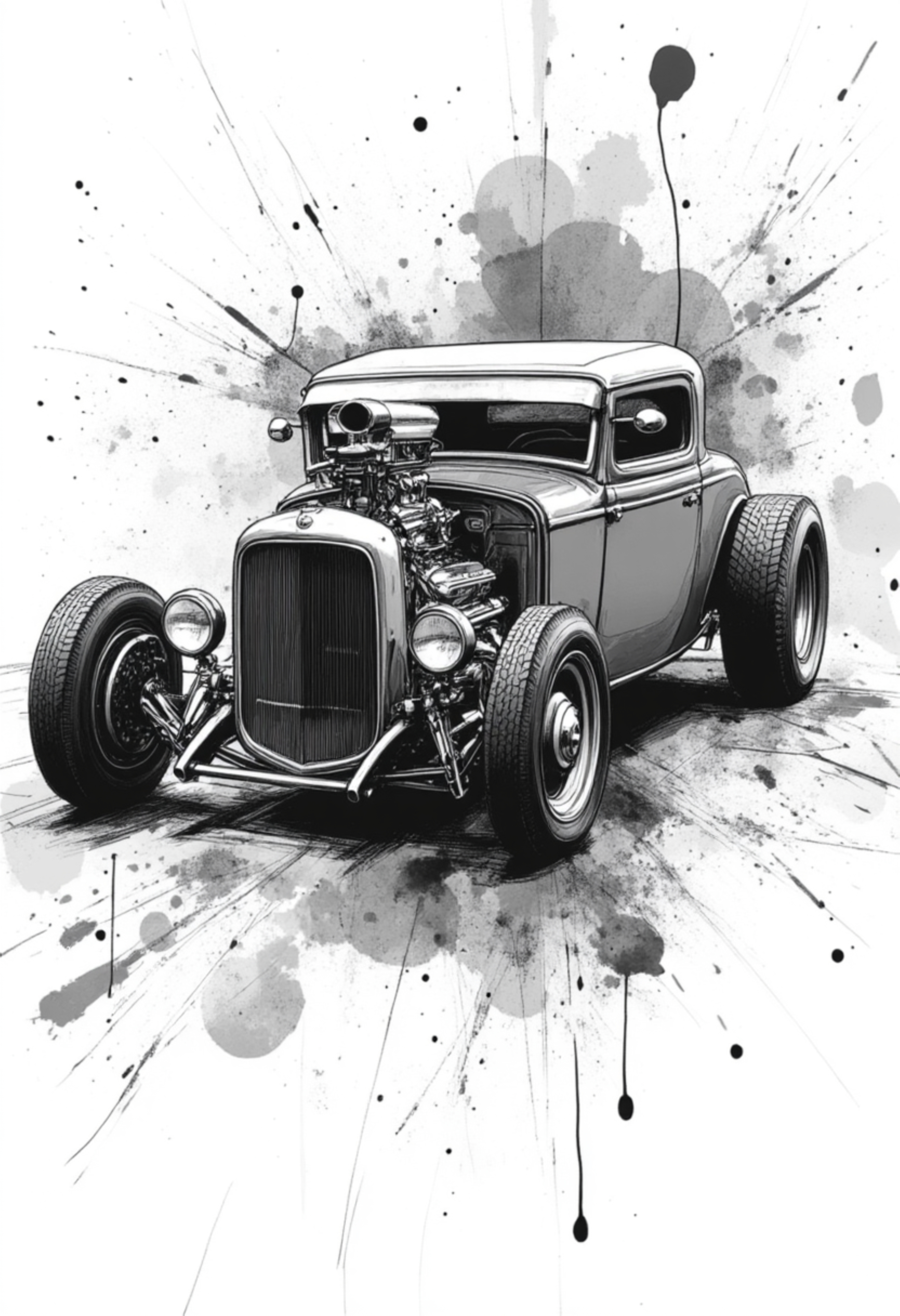 Pencil Sketch Style Canvas Wall Art