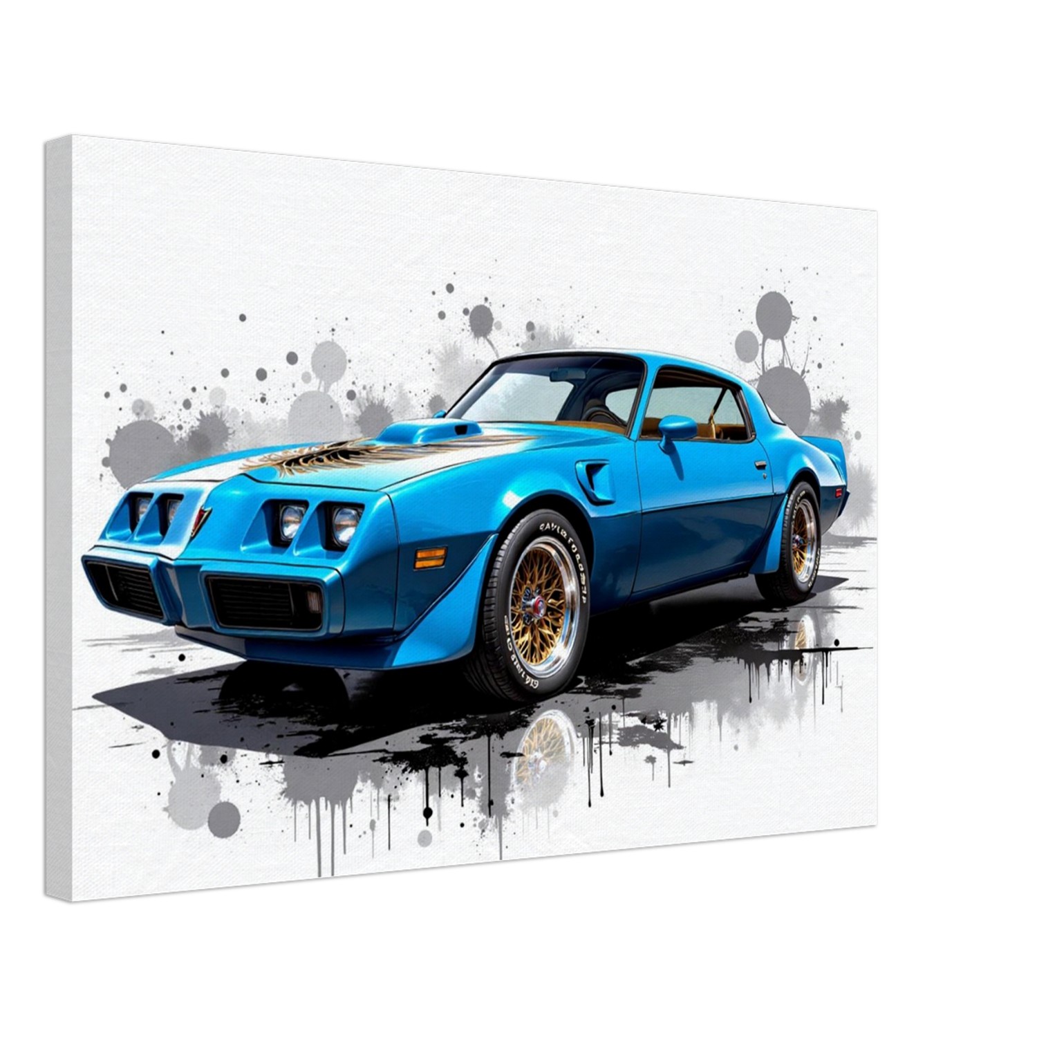 1979 Pontiac Trans Am Mounted Canvas