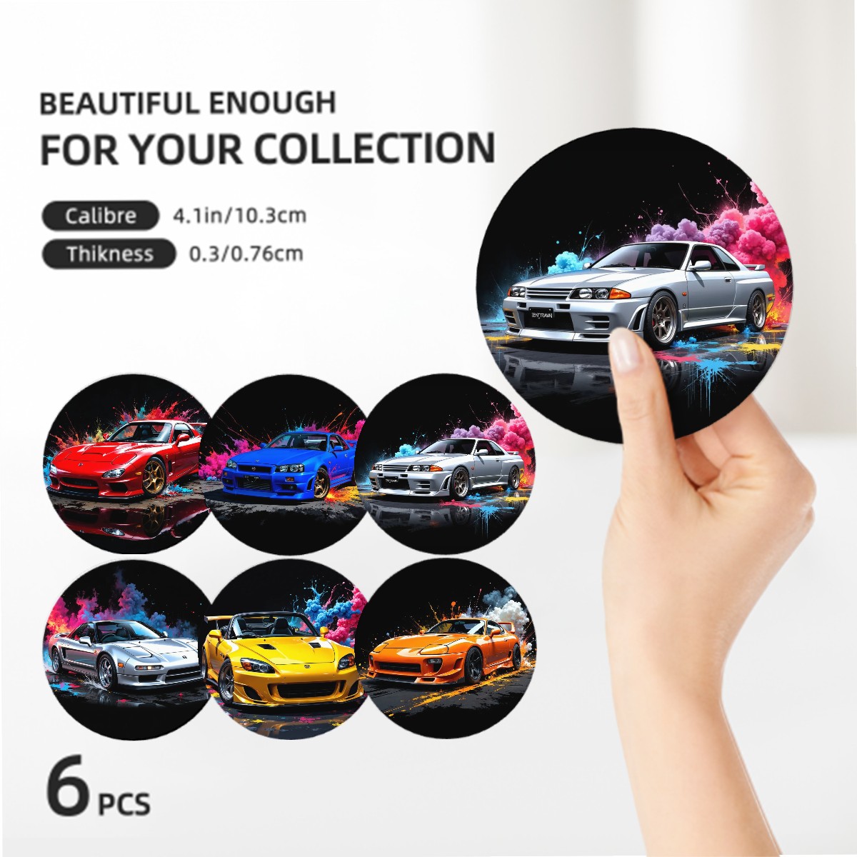 Tuner Collection Ceramic Coasters
