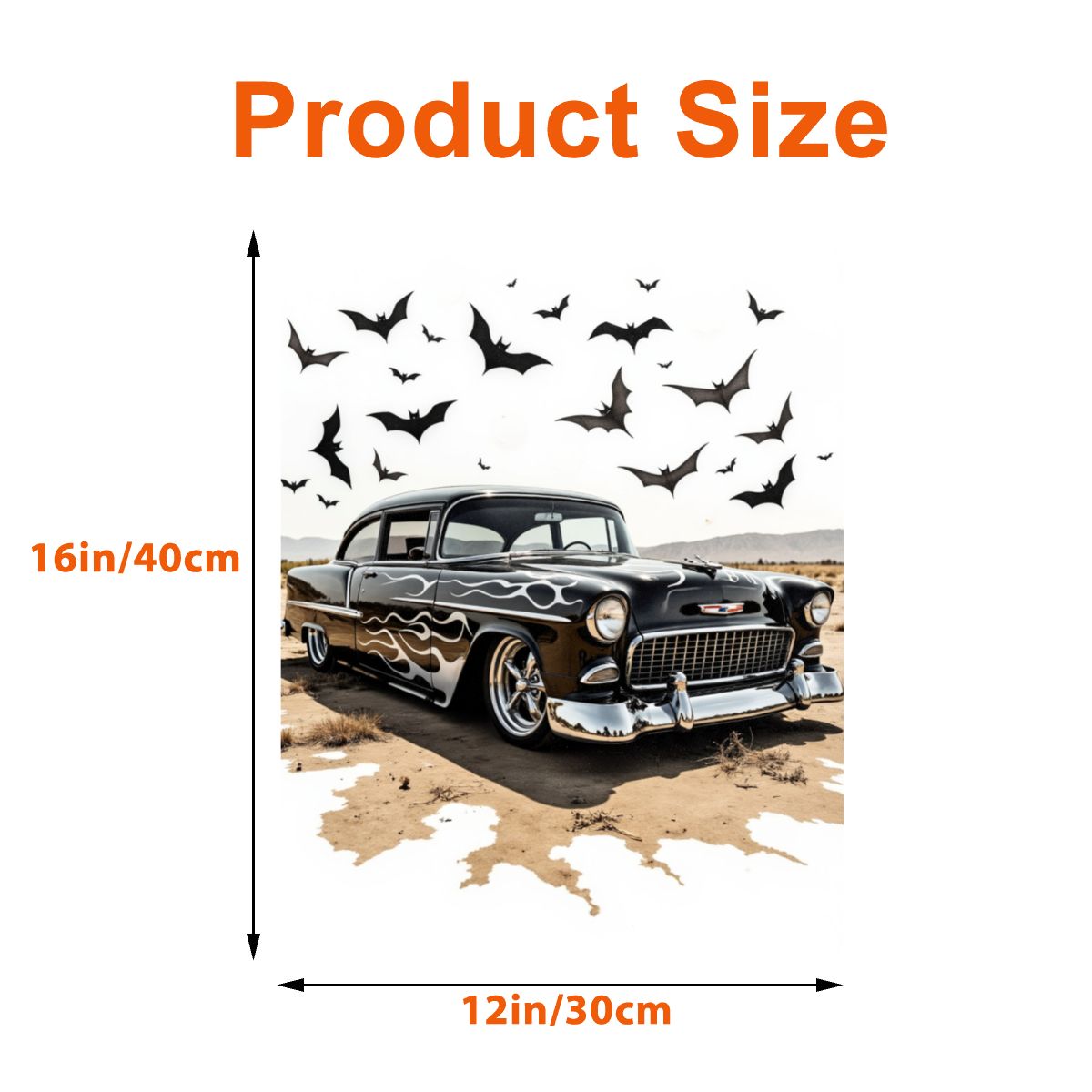 Halloween 55 Chevy Tin Sign (USA)