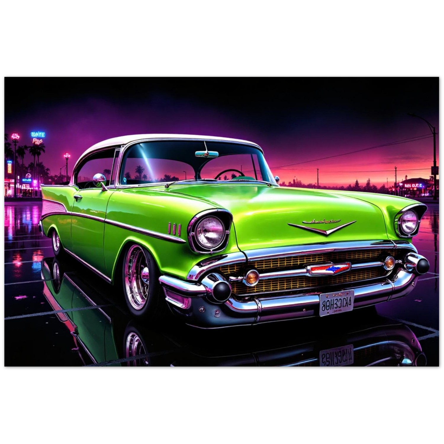 Midnight on Metal 57 Chevy