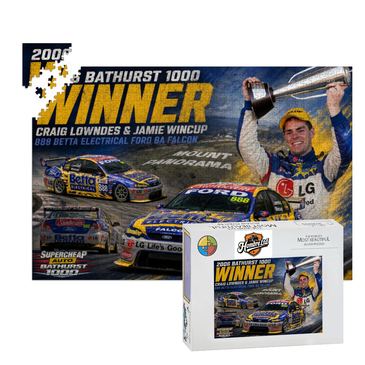 Jigsaw Puzzle 1000 Piece - Craig Lowndes Bathurst Tribute