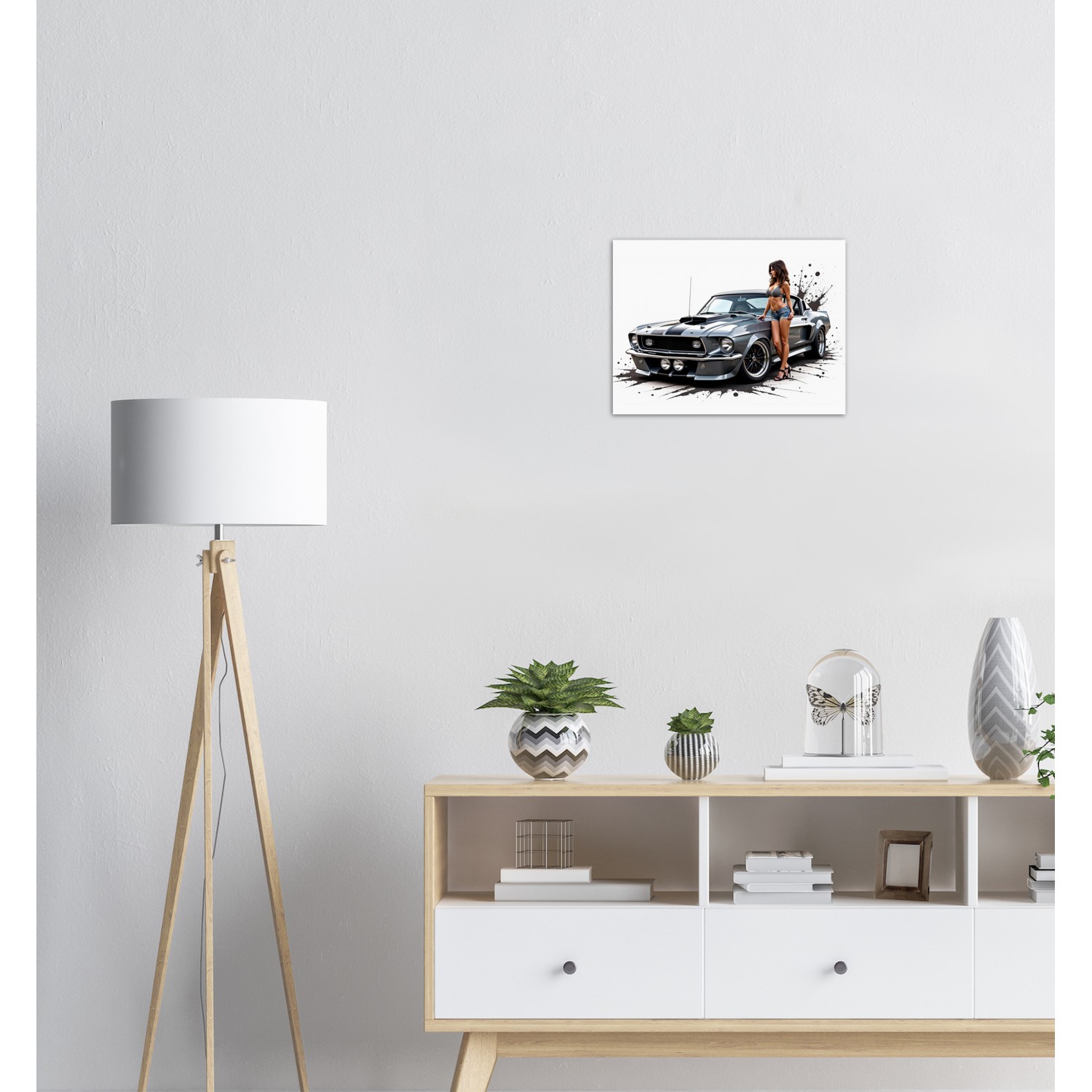 Vintage Car Aluminum Wall Art