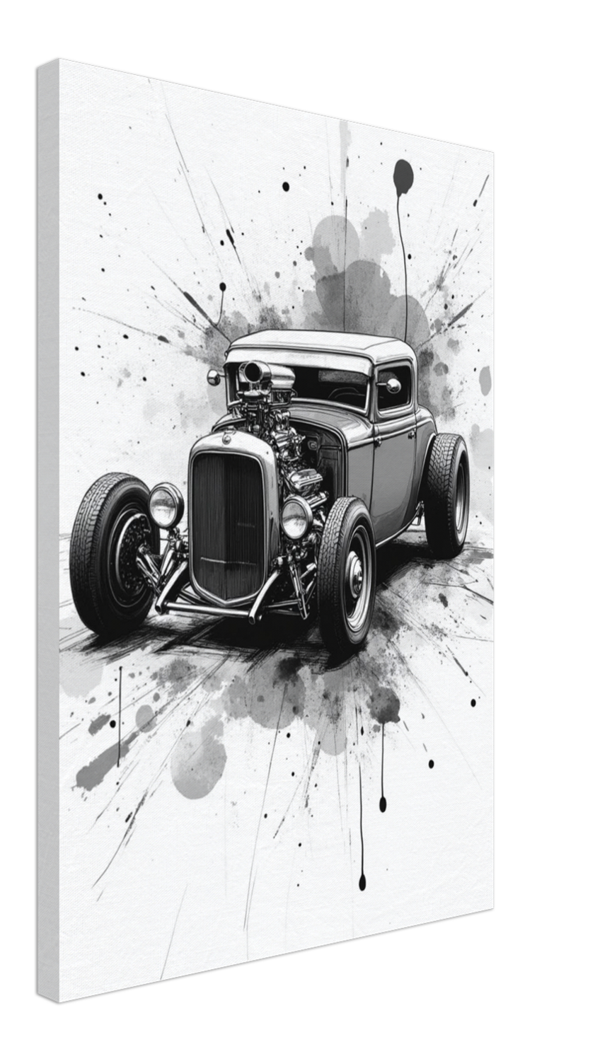 Pencil Sketch Style Canvas Wall Art