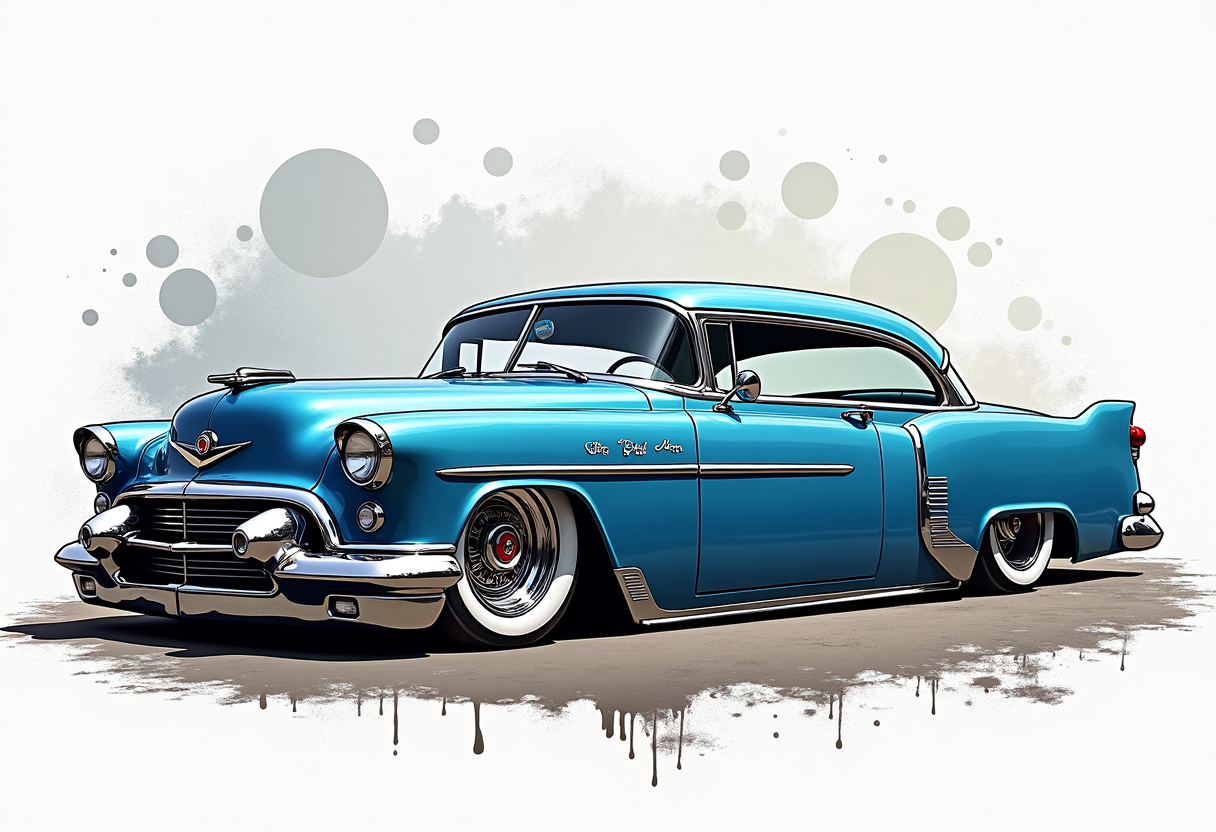 1950s Cadilac High-Res Automotive Art