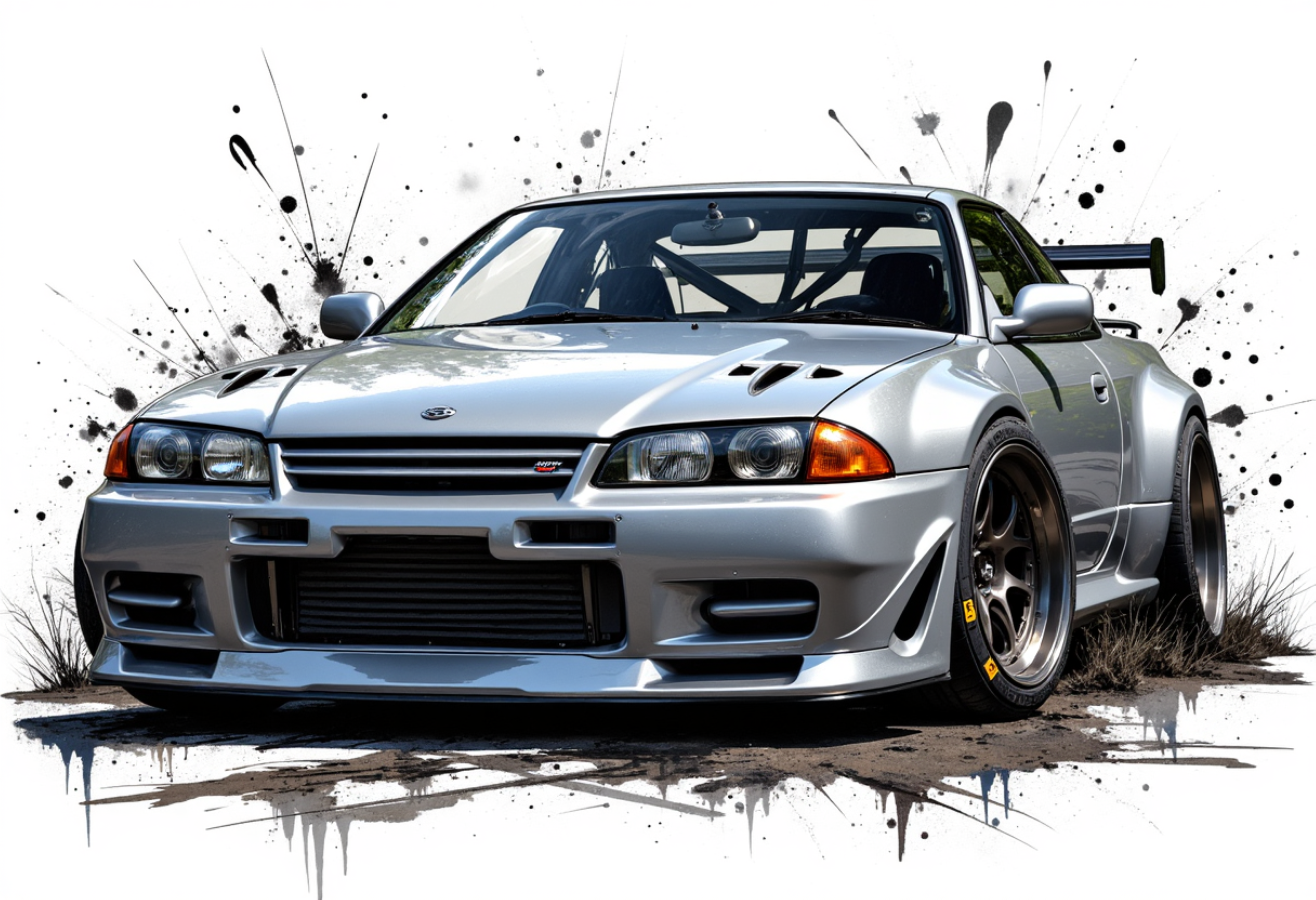 Tuned Skyline Art Print