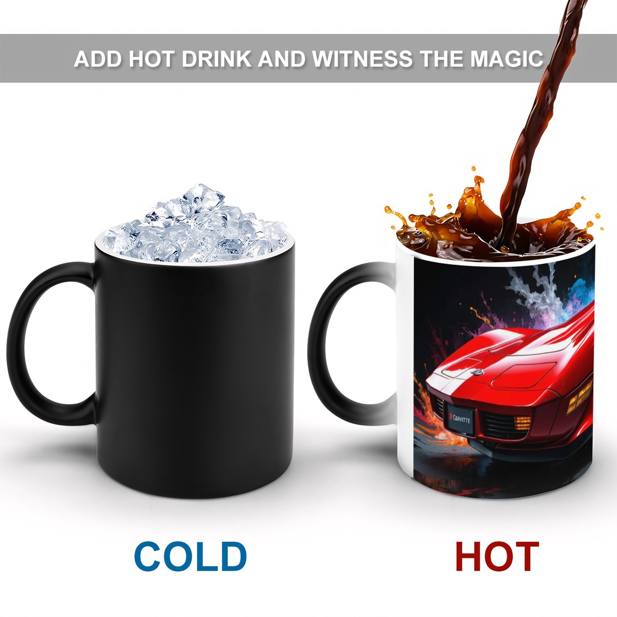 Magic Color Changing Corvette Mug