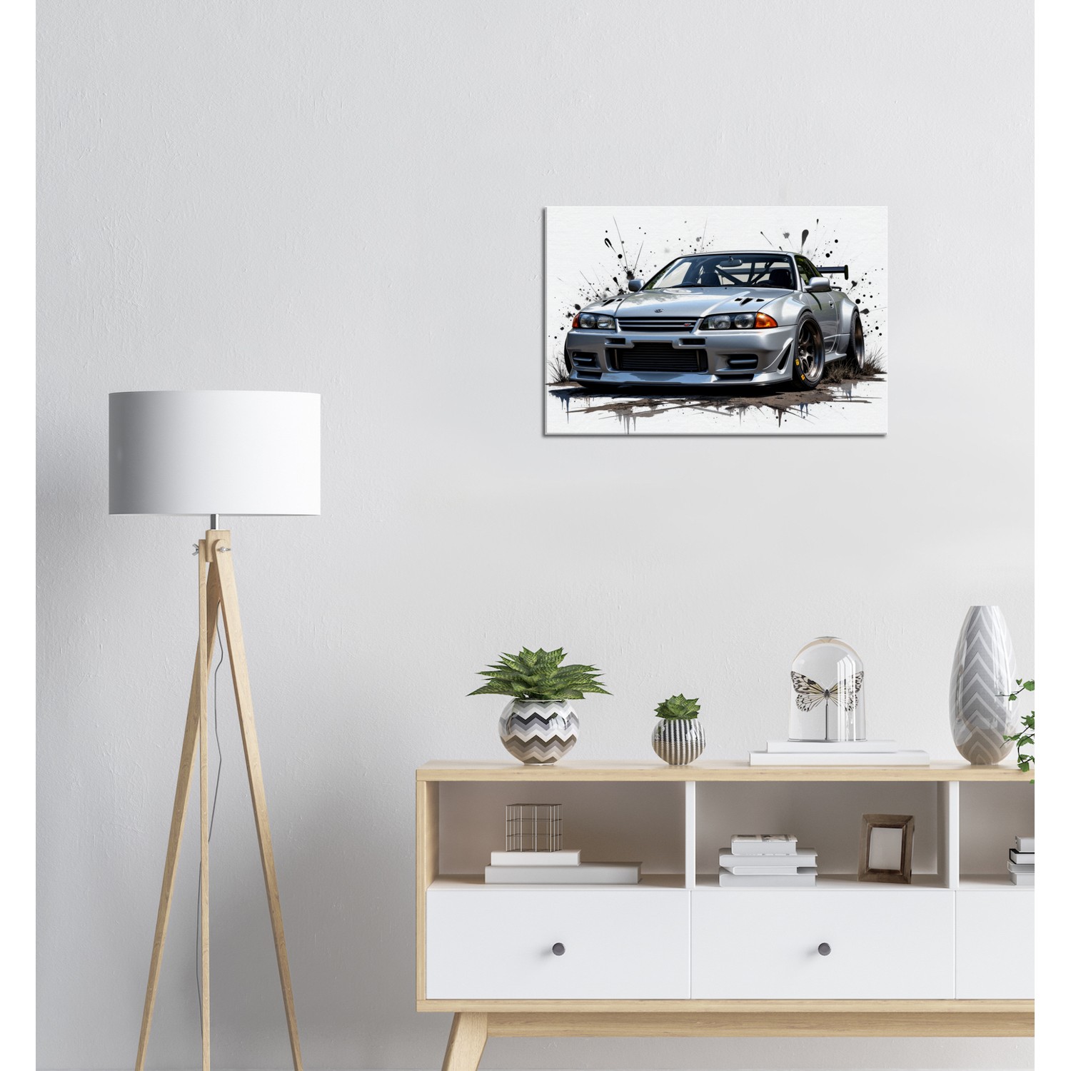 Tuned Skyline Art Print