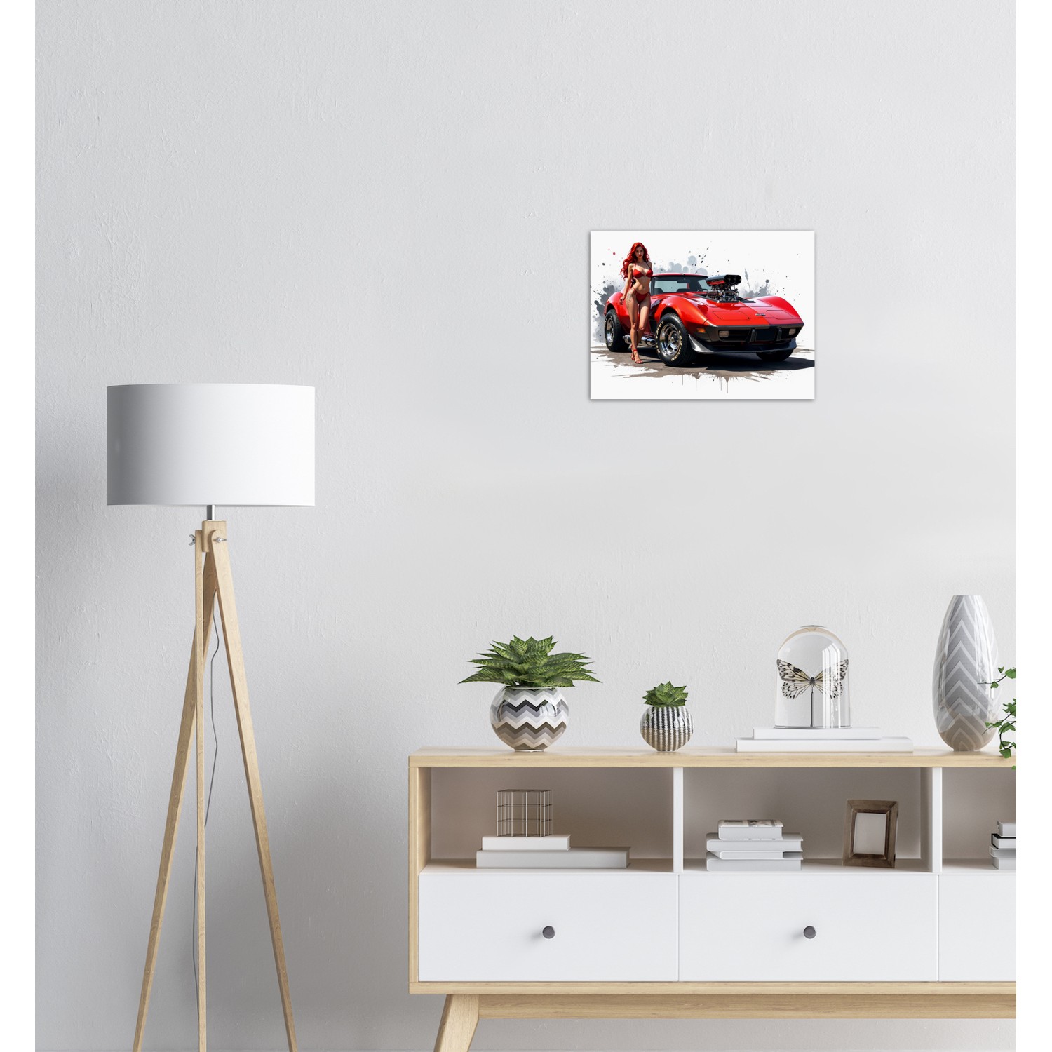 Vintage Car Aluminum Wall Art