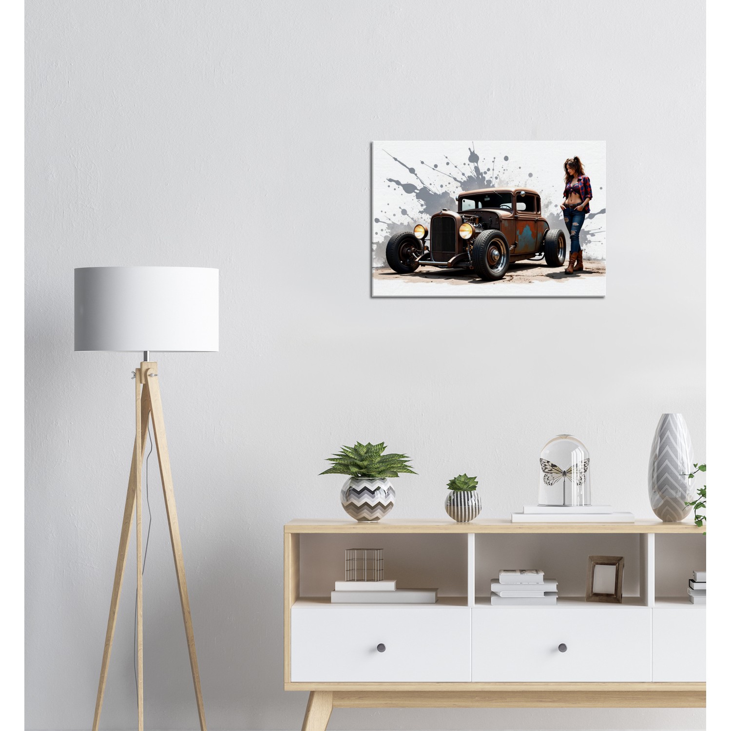 Rat Rod Wall Art