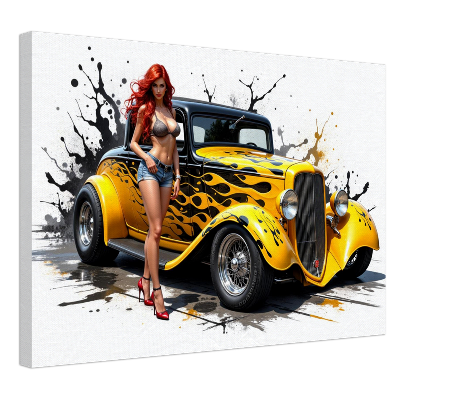 Retro Car Wall Art