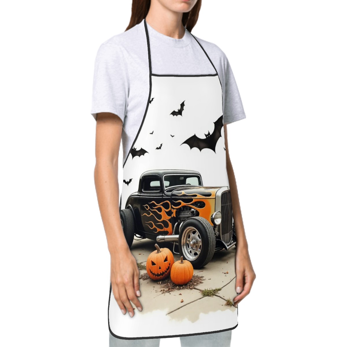 Halloween Hot Rod Apron