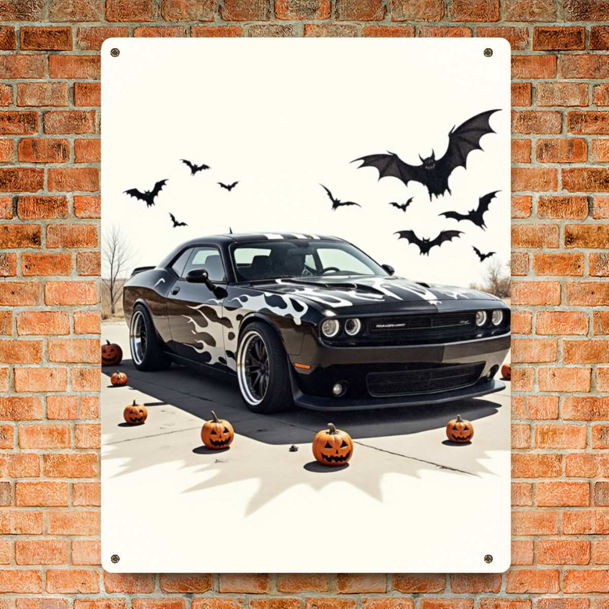 Halloween Dodge Tin Sign (USA)