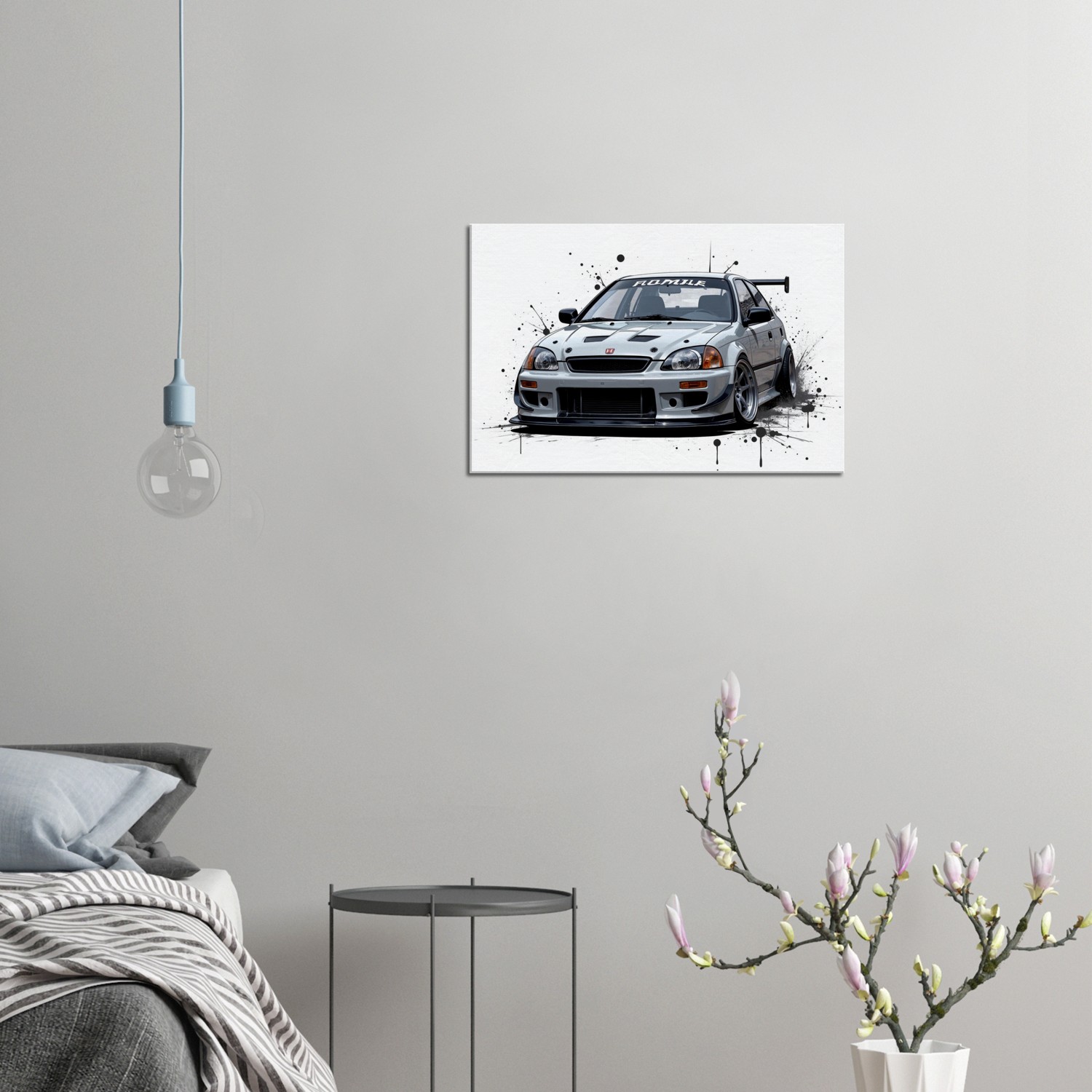 Tuned Civic Art Print
