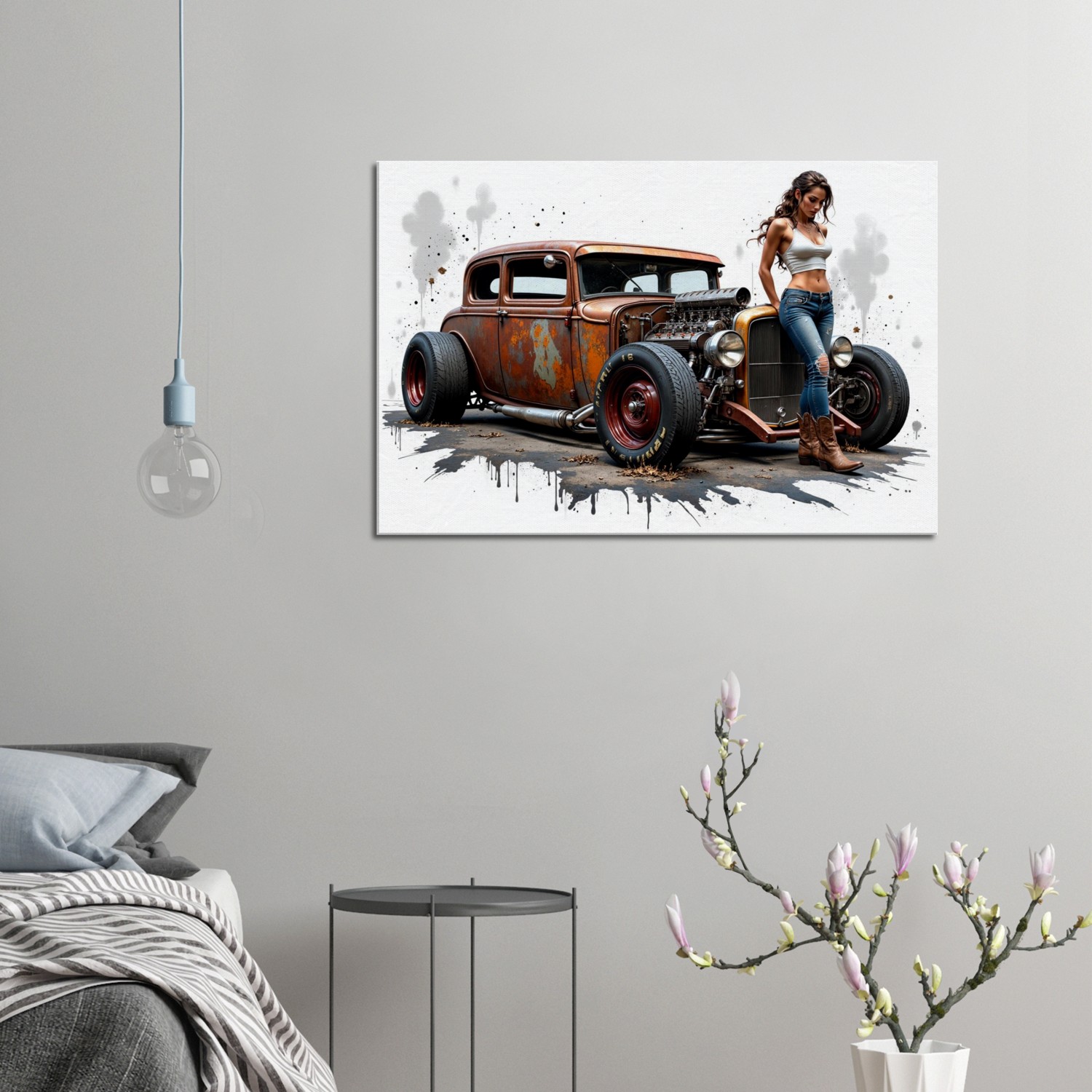 Rat Rod Wall Art
