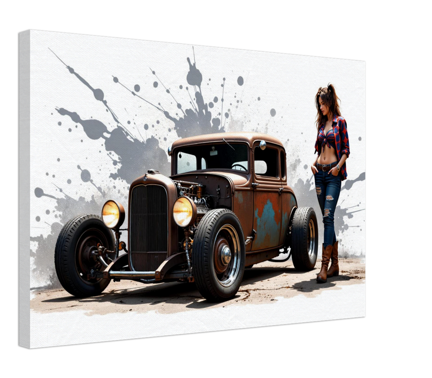 Rat Rod Wall Art