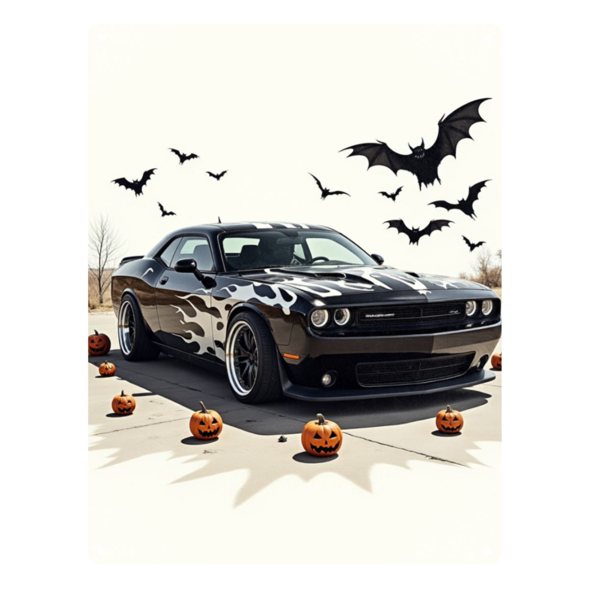 Halloween Dodge Tin Sign (USA)