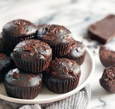 Eggless Double Chocolate Muffins - 4 Pcs
