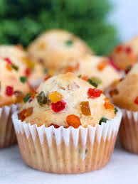 Rich Vanilla Tutti Frutti Mini Cupcakes - 10 Pcs