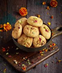 Eggless Nankhatai Cookies 
