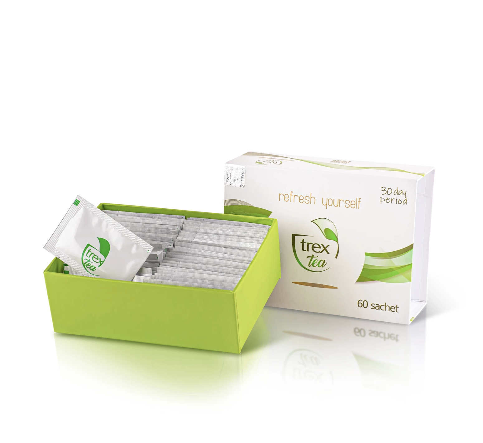 TREX TEA - Thé détox minceur 60 sachets cure d'un mois