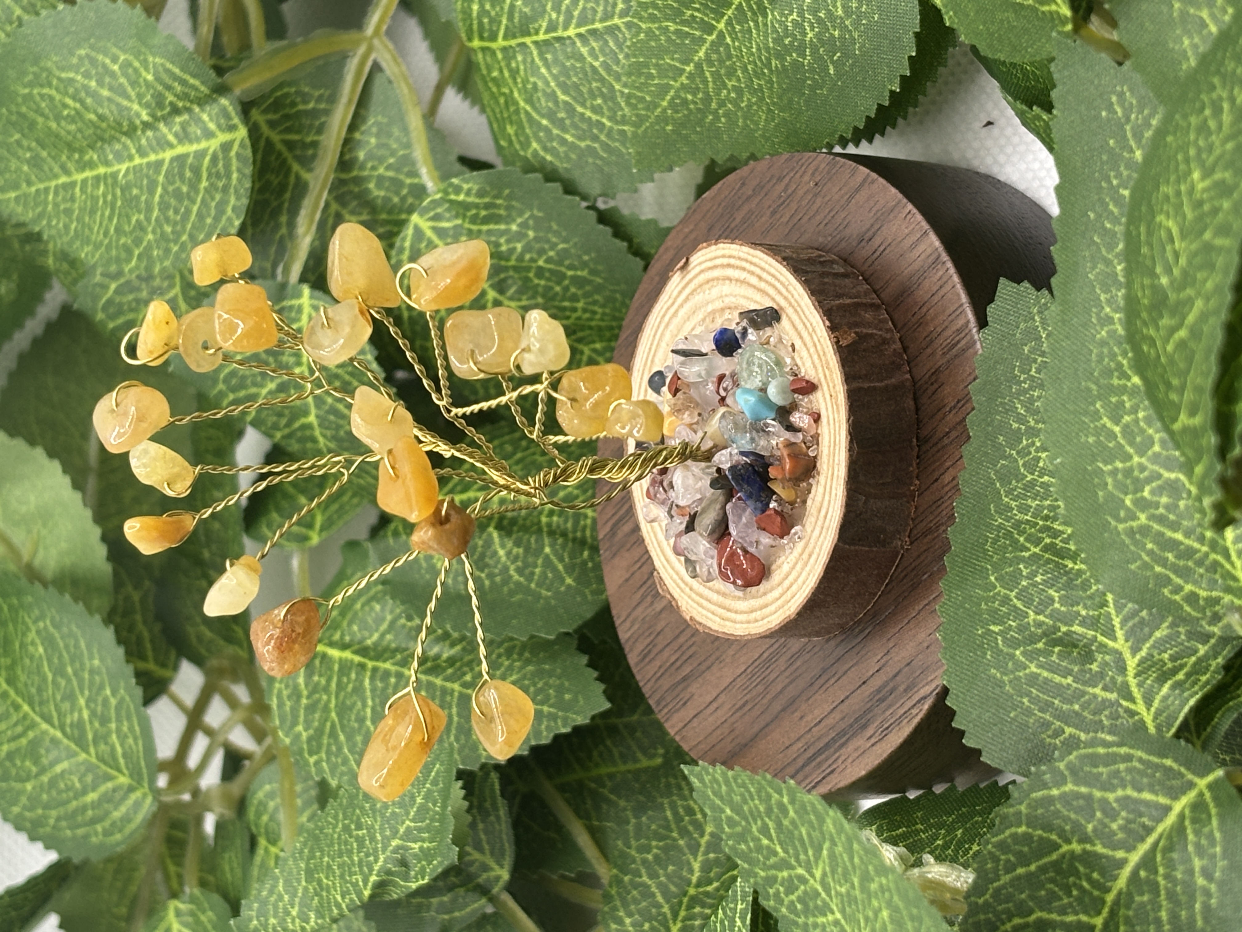 Arbre en Aventurine jaune