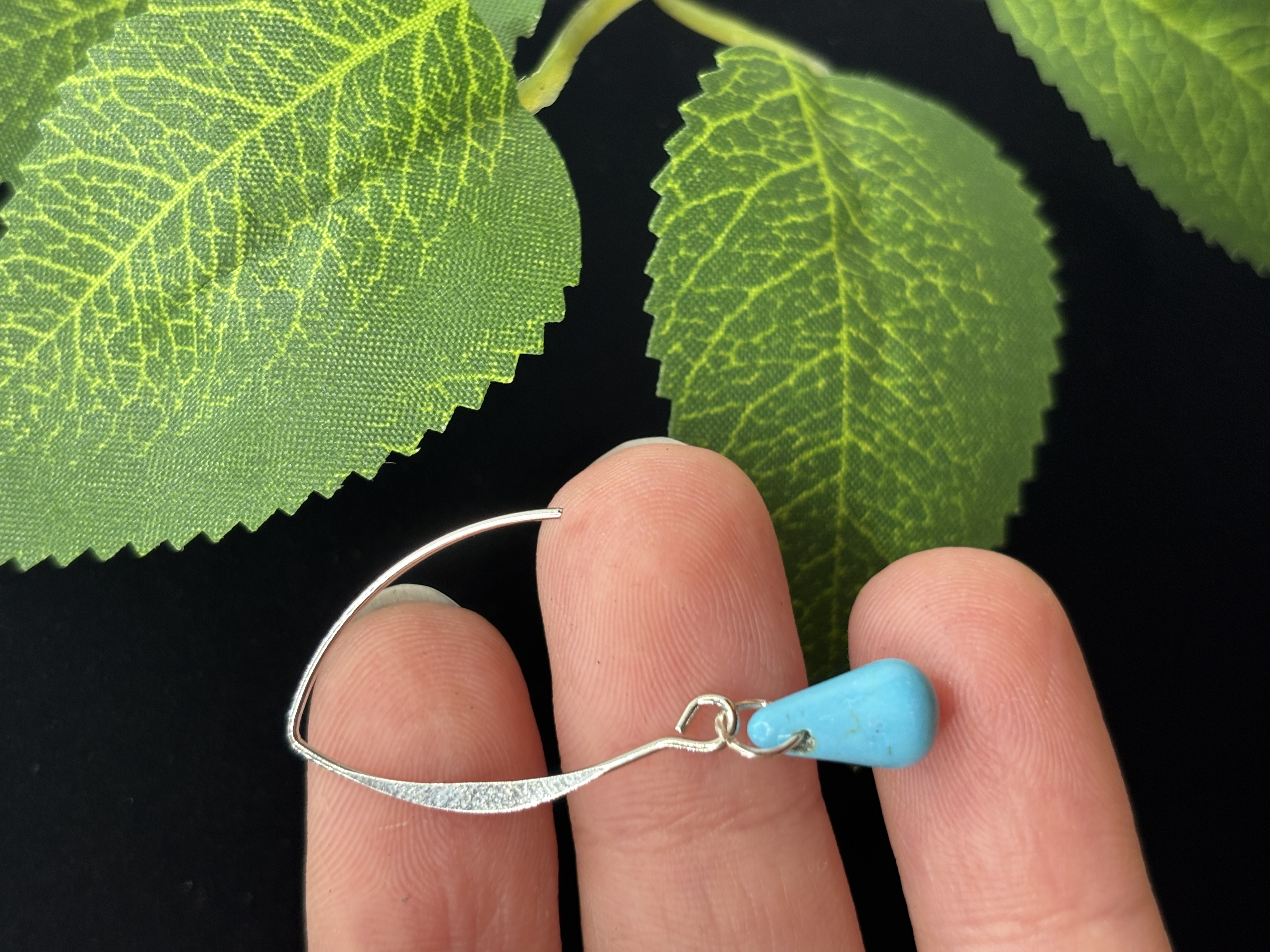 Boucles d'oreilles turquoise