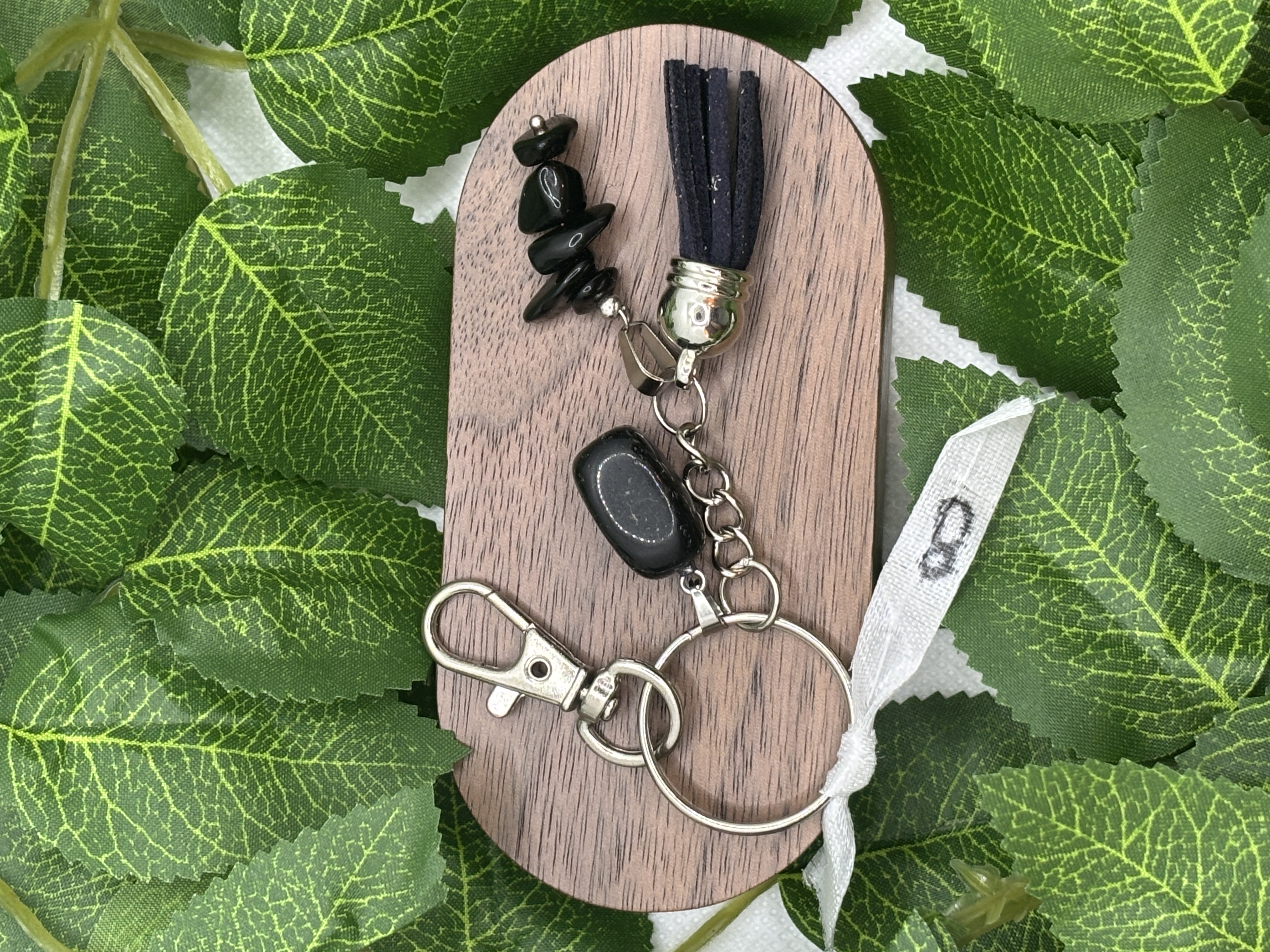 Pote-clé en Agate et Onyx