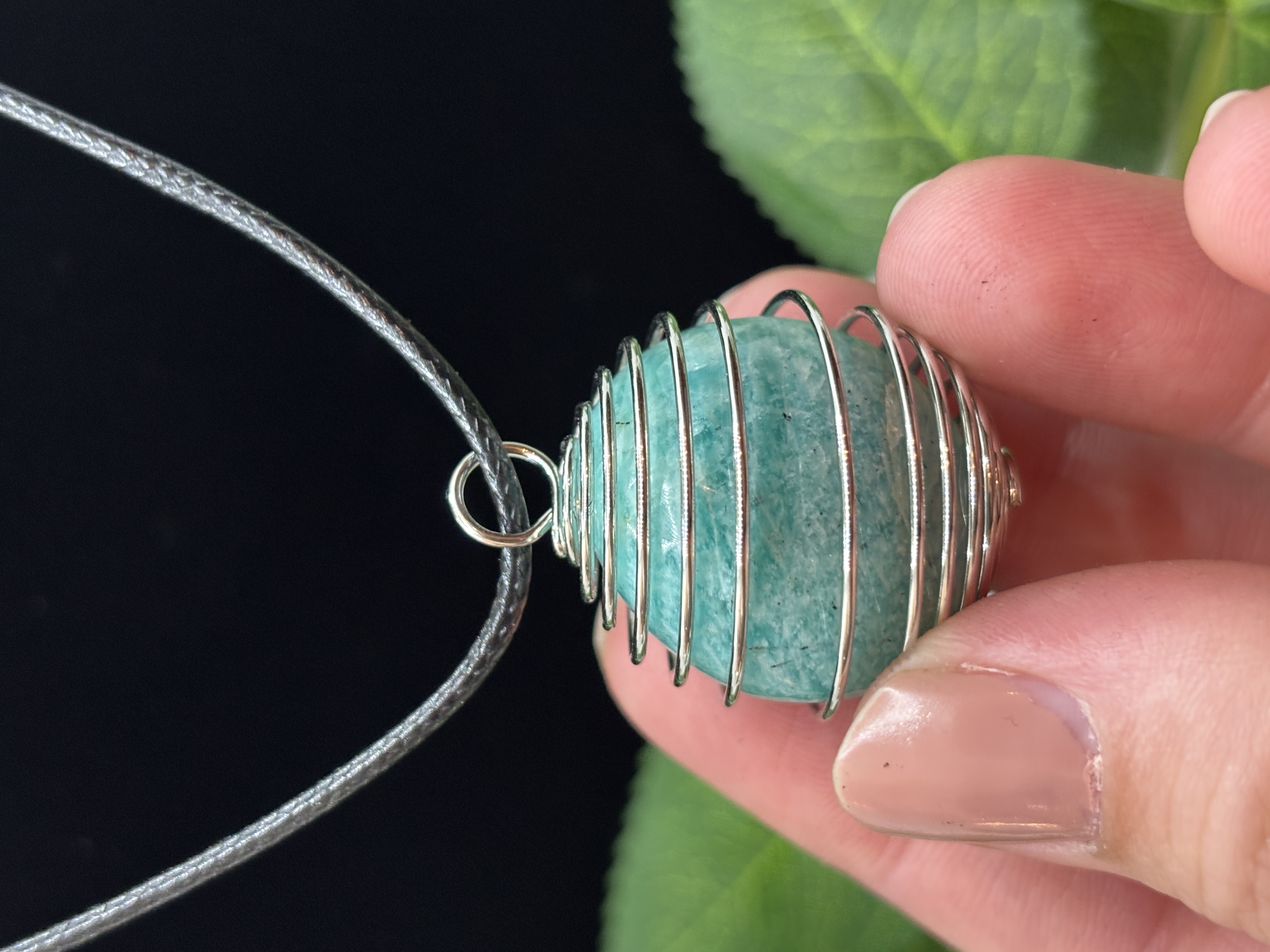 Collier sphere Amazonite