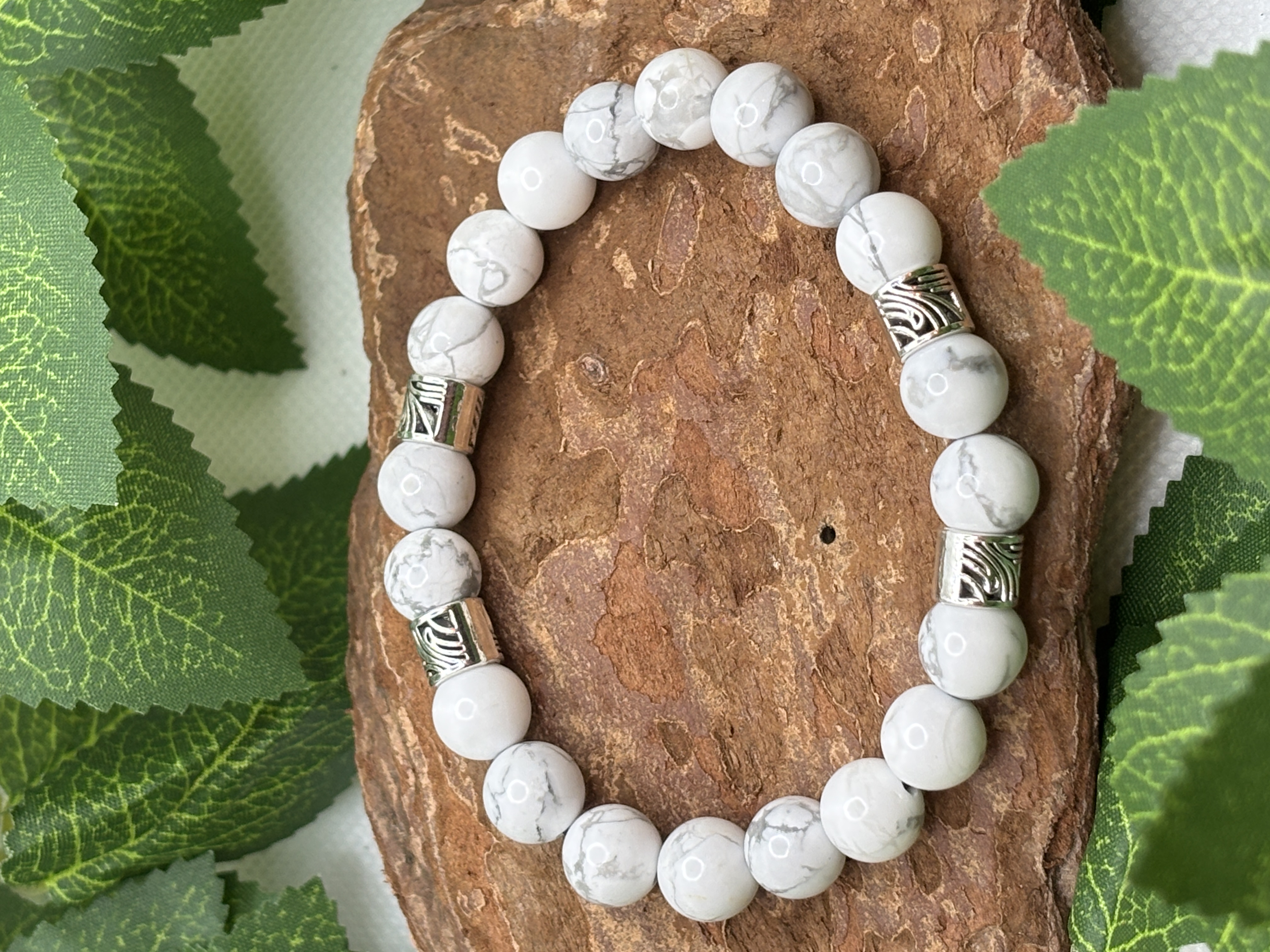 Bracelet en Howlite