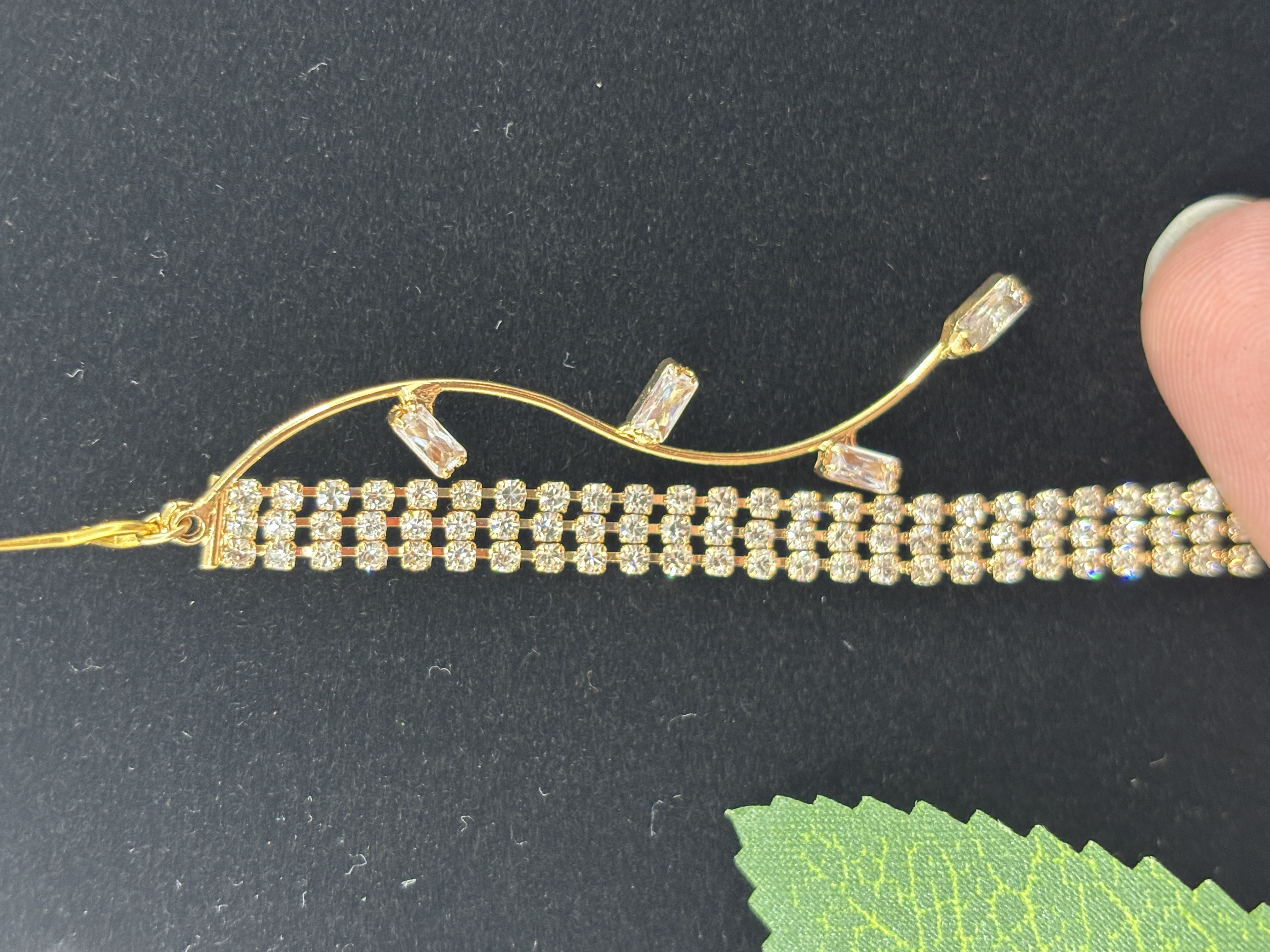 Boucles d'oreilles en strass