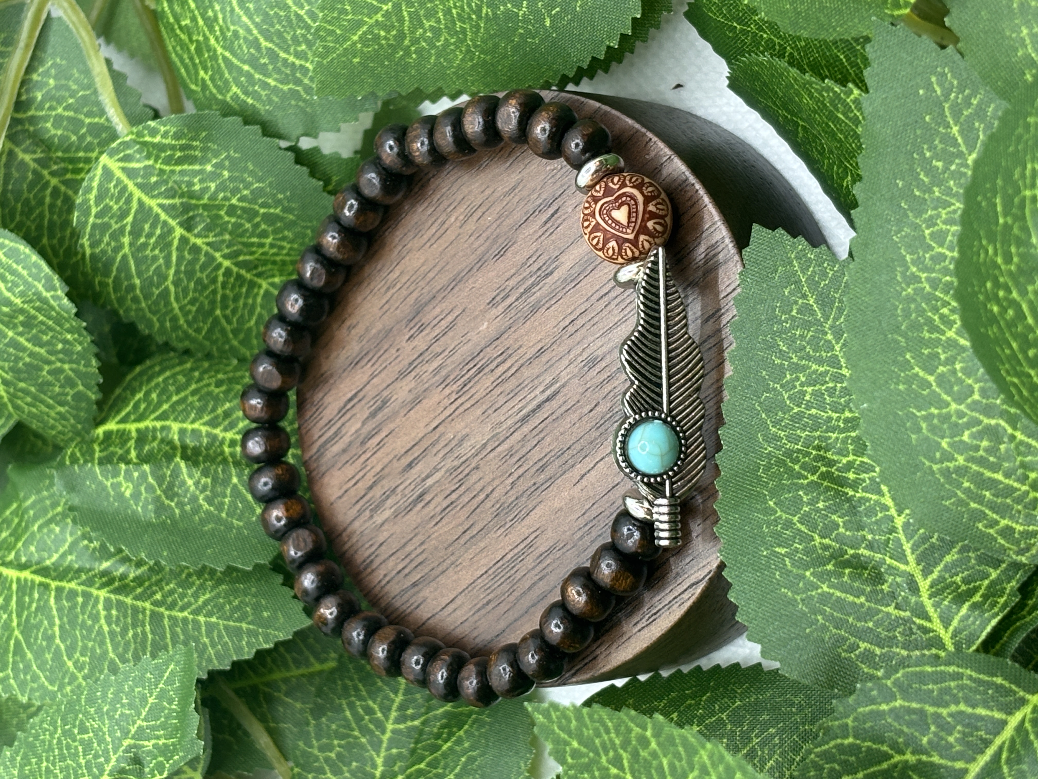 Bracelet homme plume