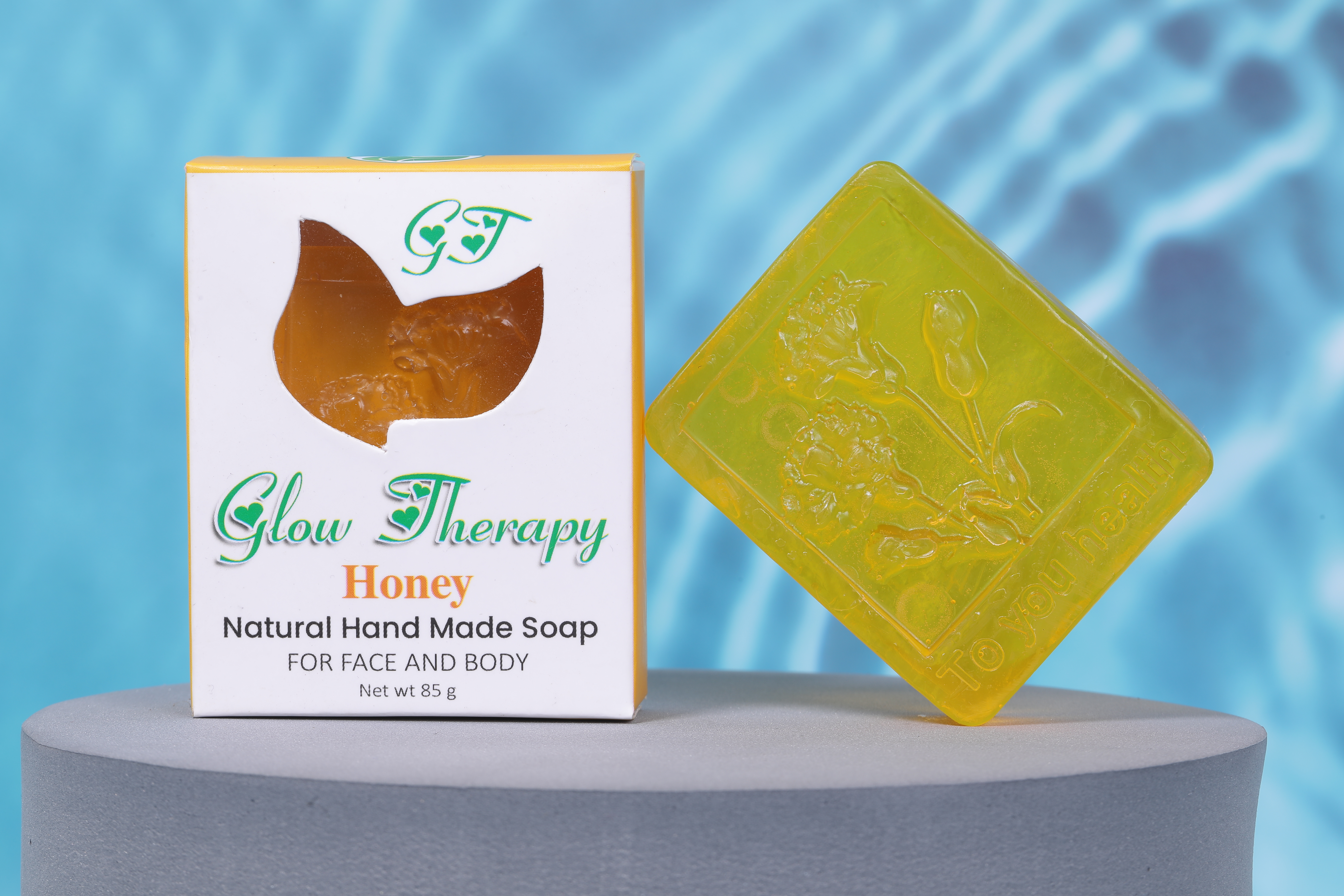 Glow Therapy Honey Natural Hand Made Soap