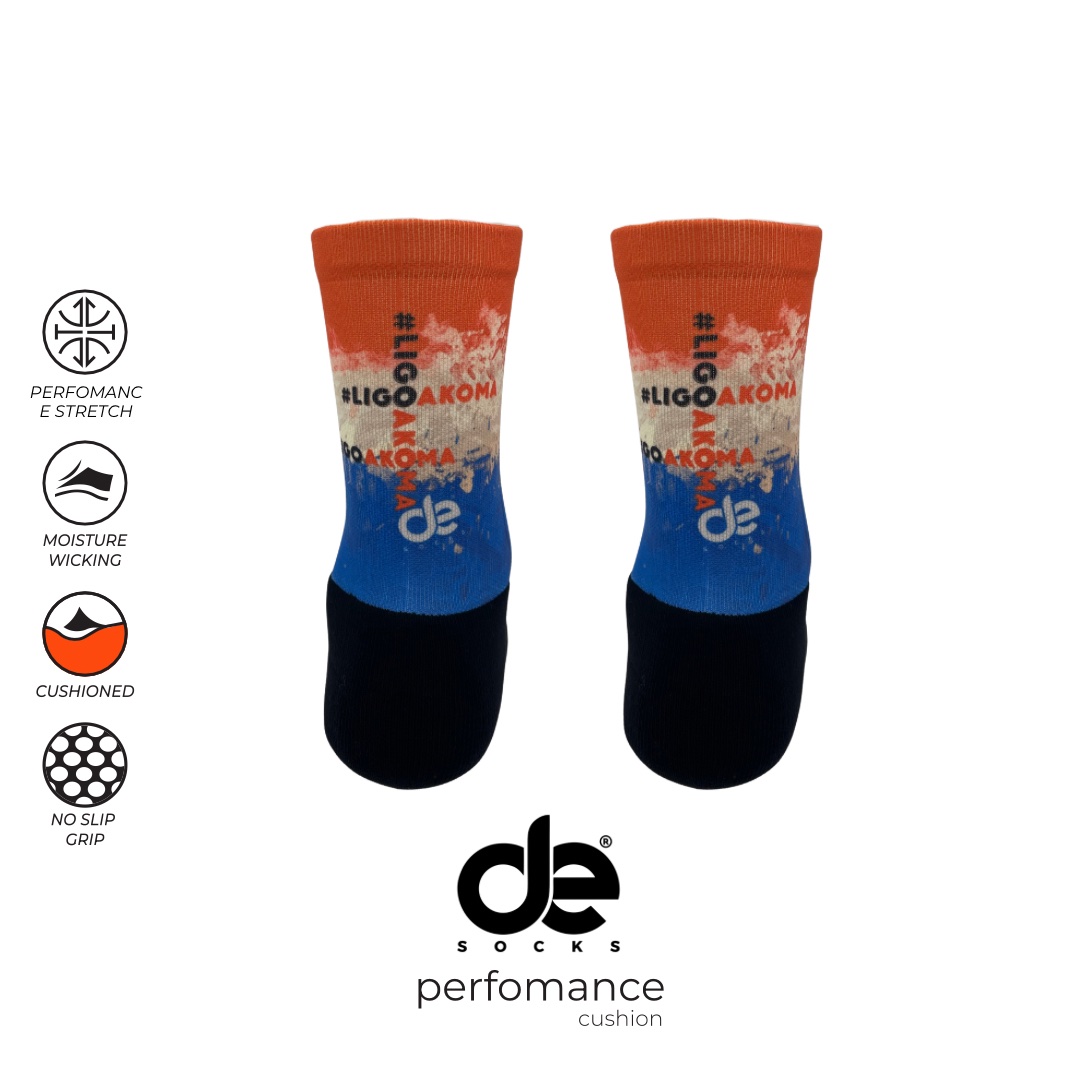 Performance Cushion – Χοντρή Αθλητική Κάλτσα Τρεξίματος #LigoAkoma - desocks