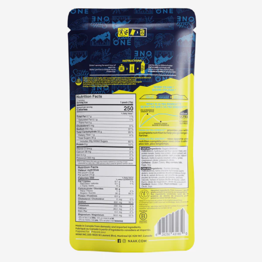 Naak Energy Drink Mix | Salted Soup (72 gr)