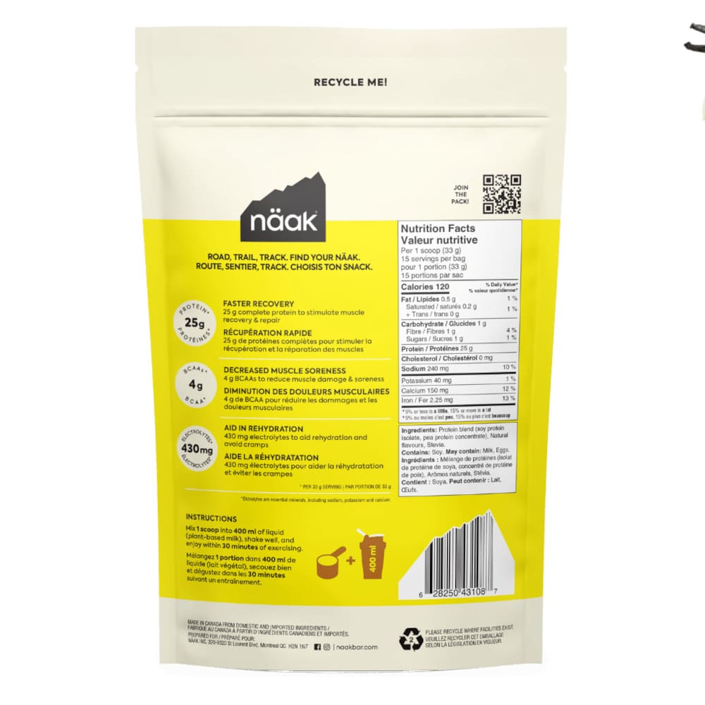 Näak Ultra Recovery Protein Vanilla 500gr